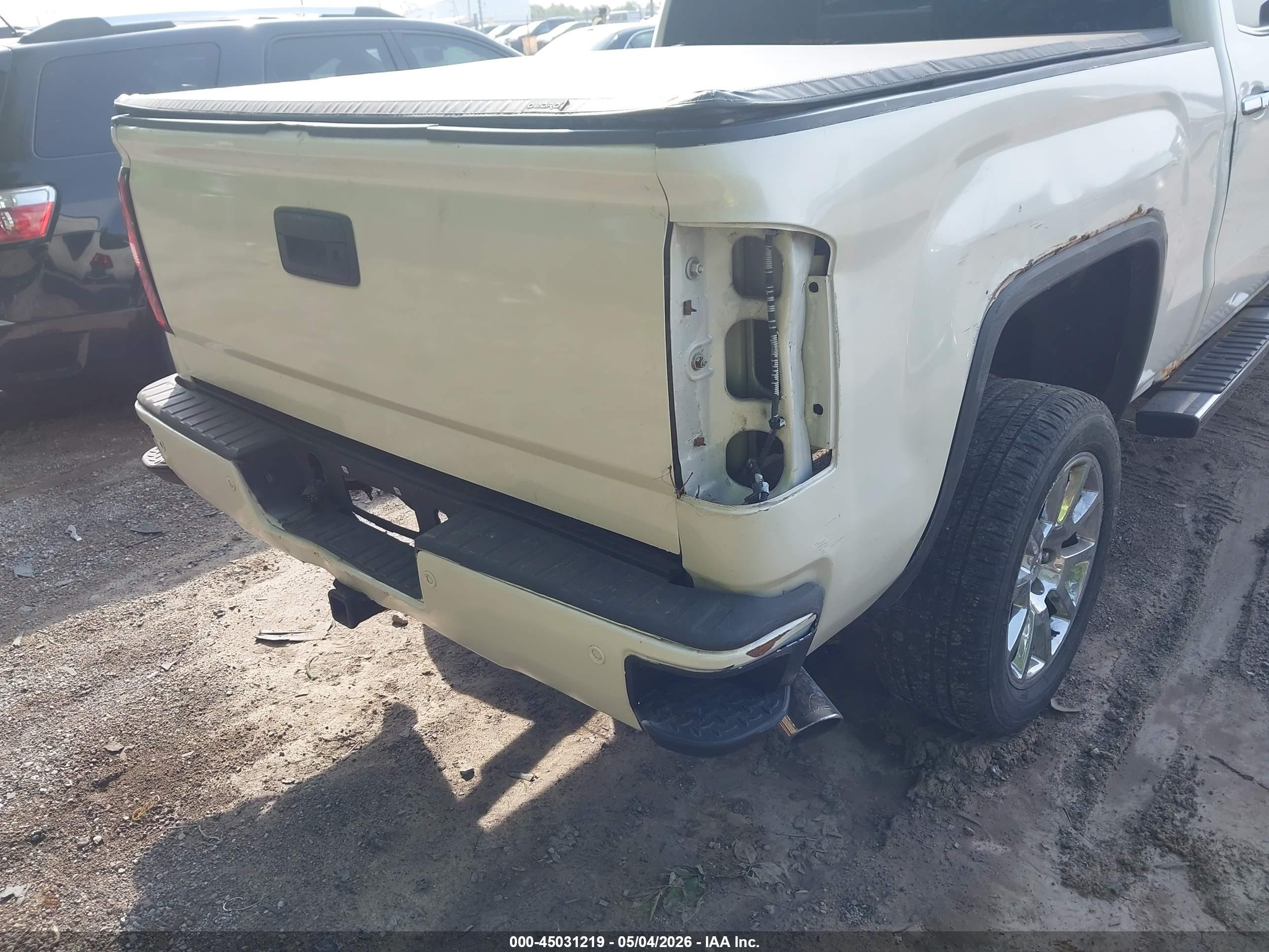 2014 Gmc Sierra 1500 Denali White vin: 3GTU2WEC1EG324482