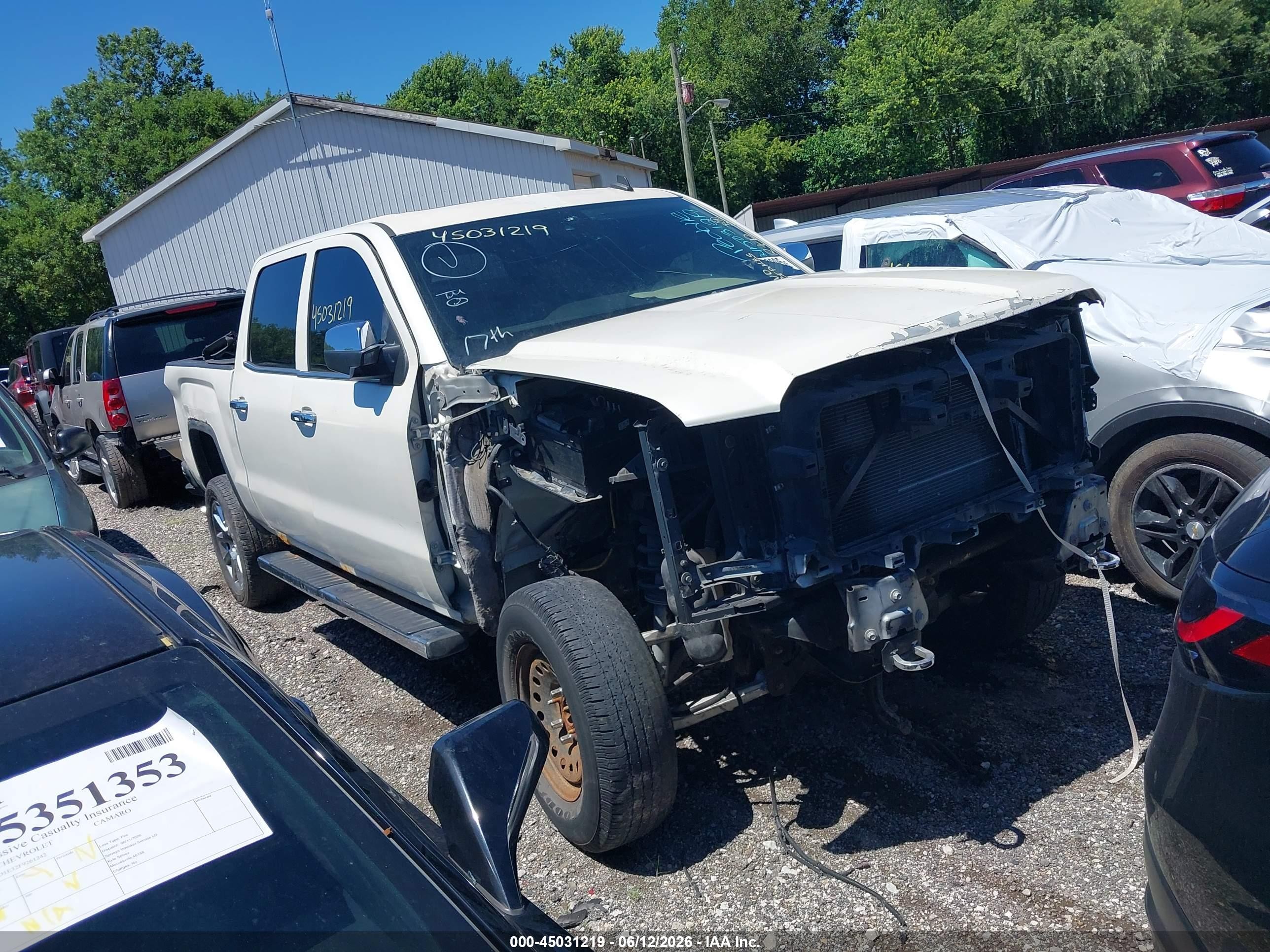 2014 Gmc Sierra 1500 Denali White vin: 3GTU2WEC1EG324482