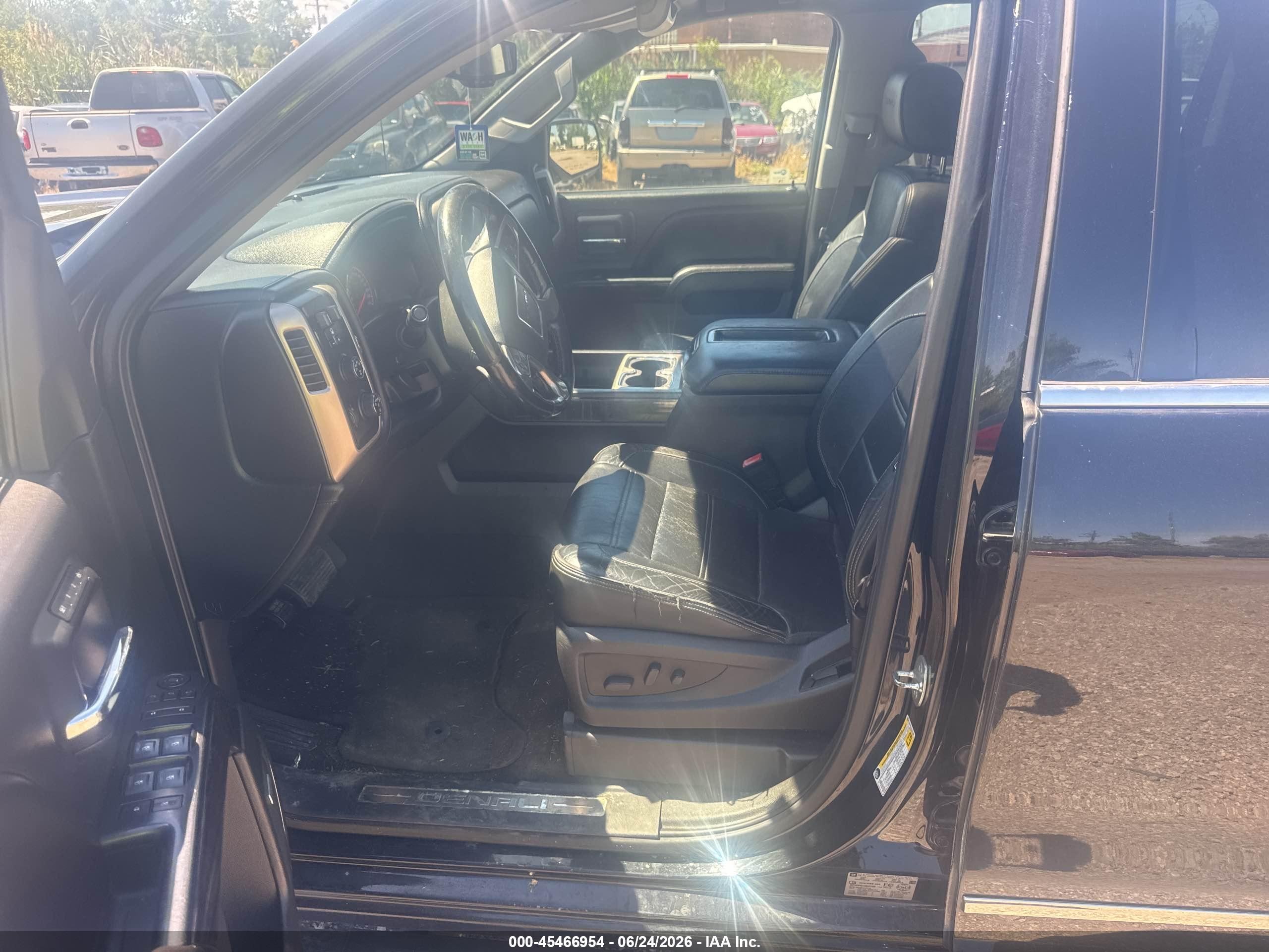 2014 Gmc Sierra 1500 Denali Black vin: 3GTU2WEC1EG527906