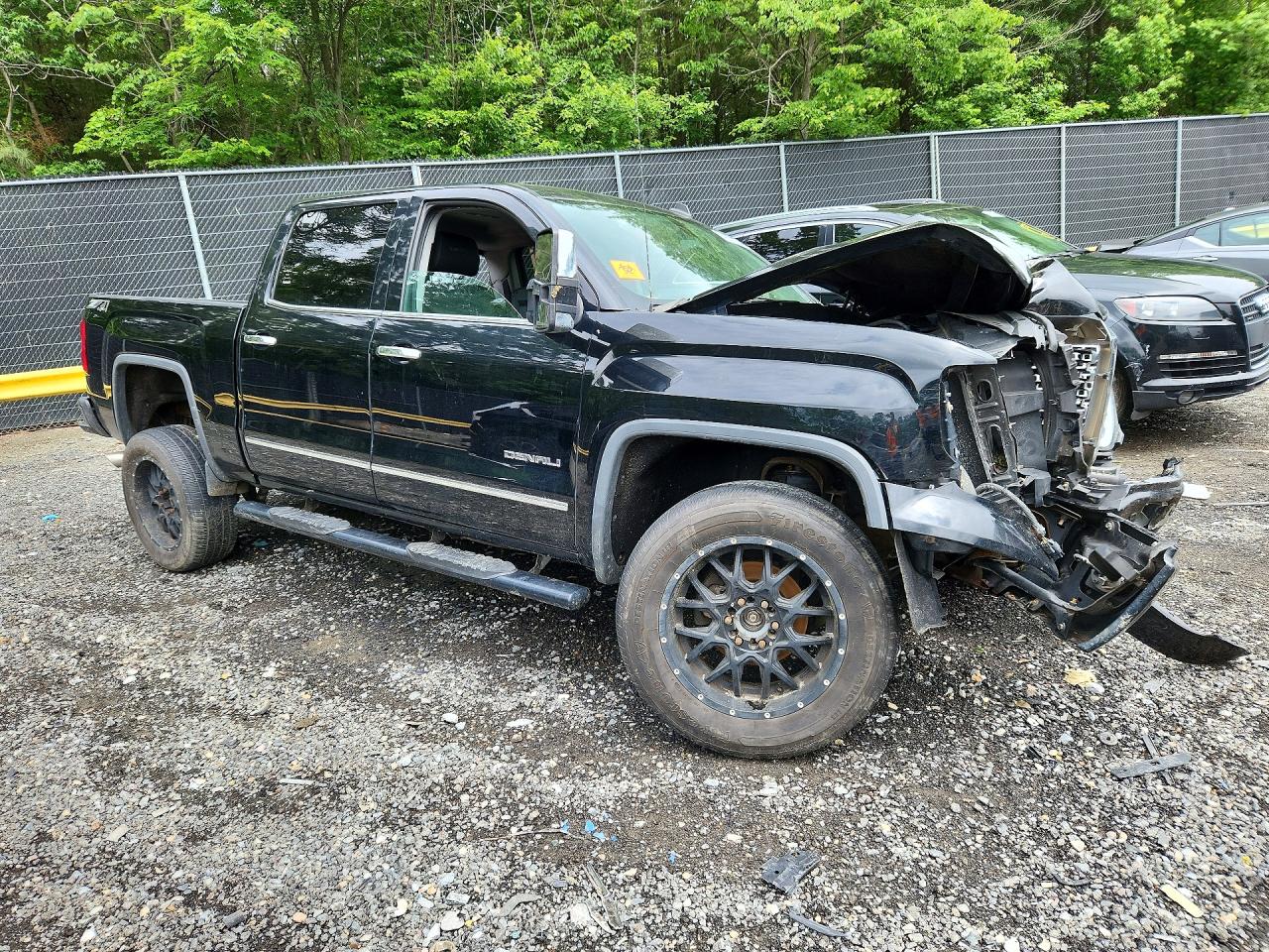 2014 Gmc Sierra K1500 Denali Black vin: 3GTU2WEC2EG404258