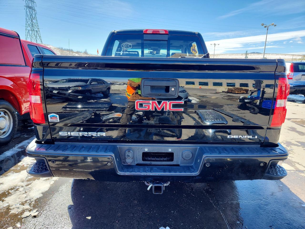 2014 Gmc Sierra K1500 Denali Black vin: 3GTU2WEC2EG418273