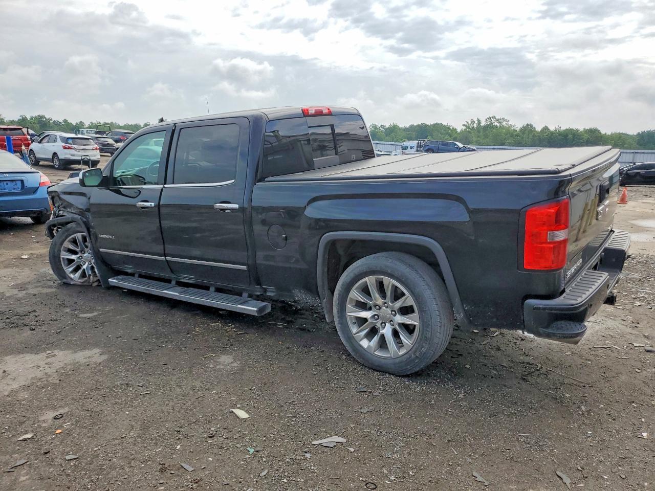 2015 Gmc Sierra K1500 Denali Black vin: 3GTU2WEC2FG104320