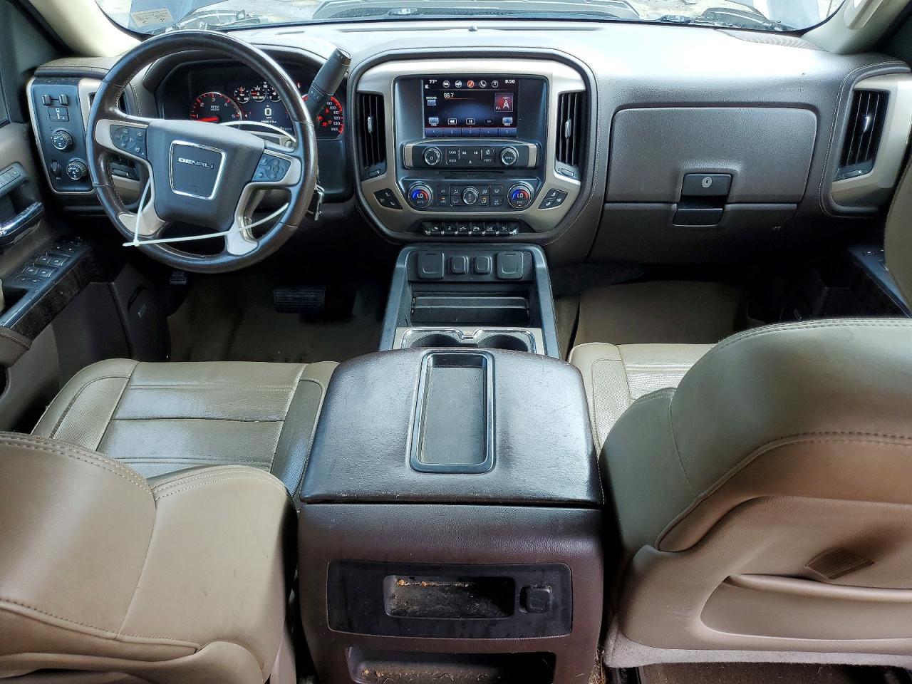 2015 Gmc Sierra K1500 Denali Black vin: 3GTU2WEC2FG104320
