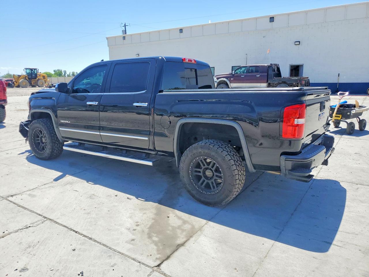 2015 Gmc Sierra K1500 Denali Black vin: 3GTU2WEC2FG245968