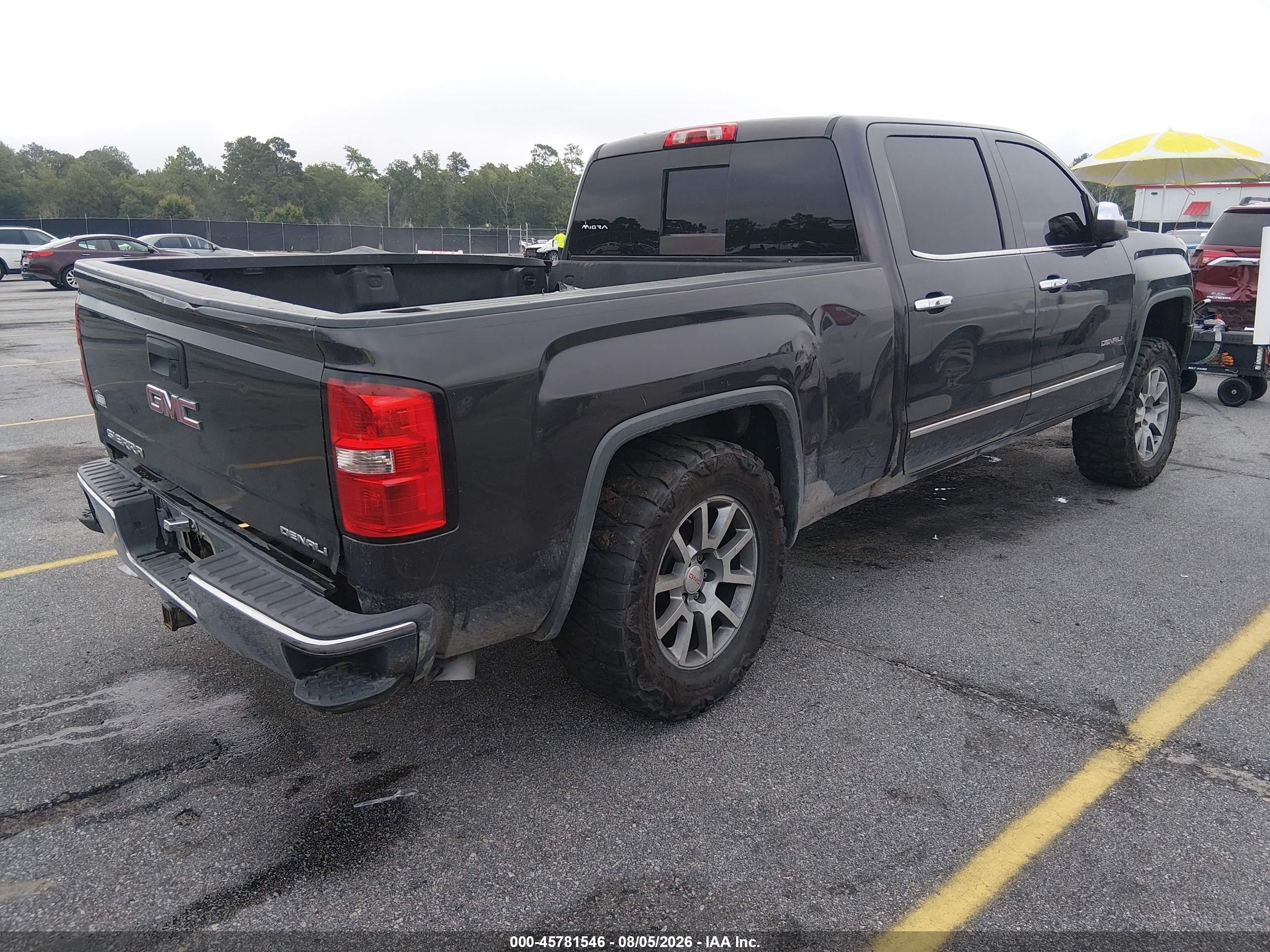 2015 Gmc Sierra 1500 Denali Gray vin: 3GTU2WEC2FG390282