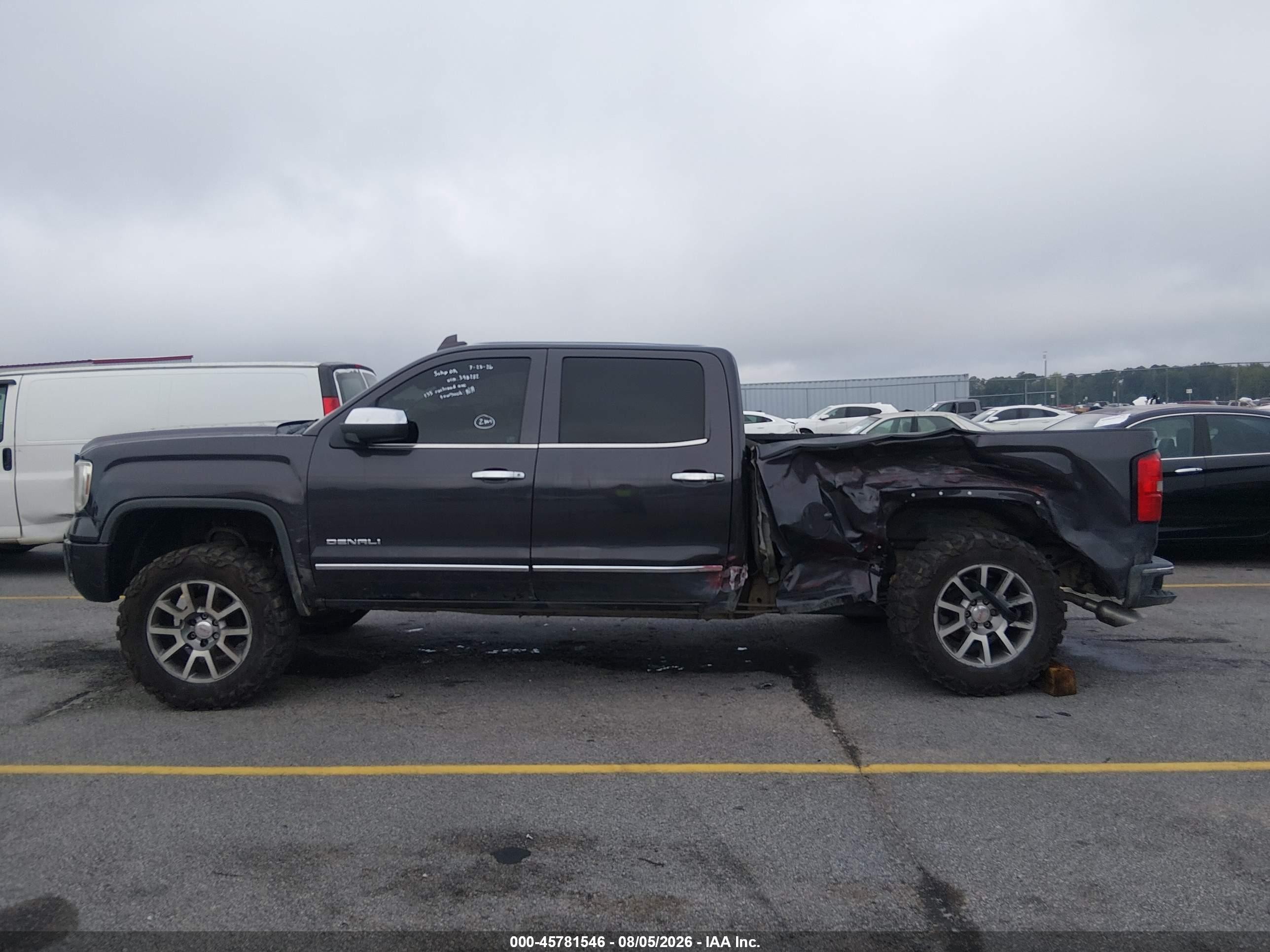 2015 Gmc Sierra 1500 Denali Gray vin: 3GTU2WEC2FG390282