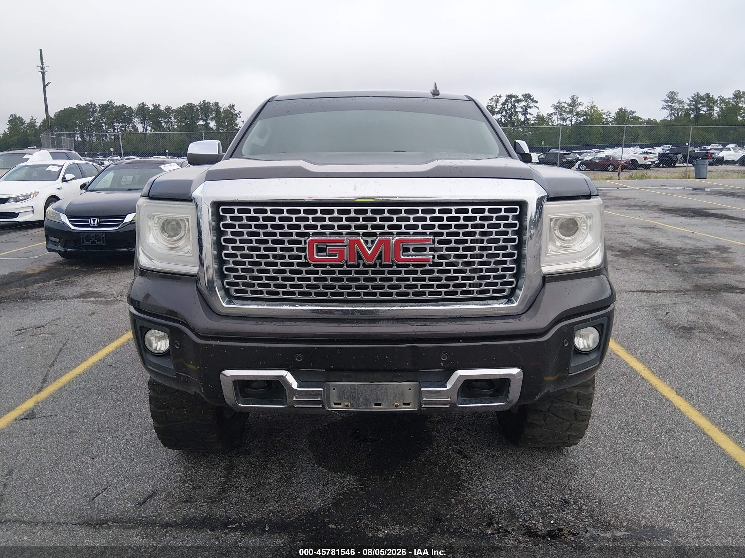 2015 Gmc Sierra 1500 Denali Gray vin: 3GTU2WEC2FG390282