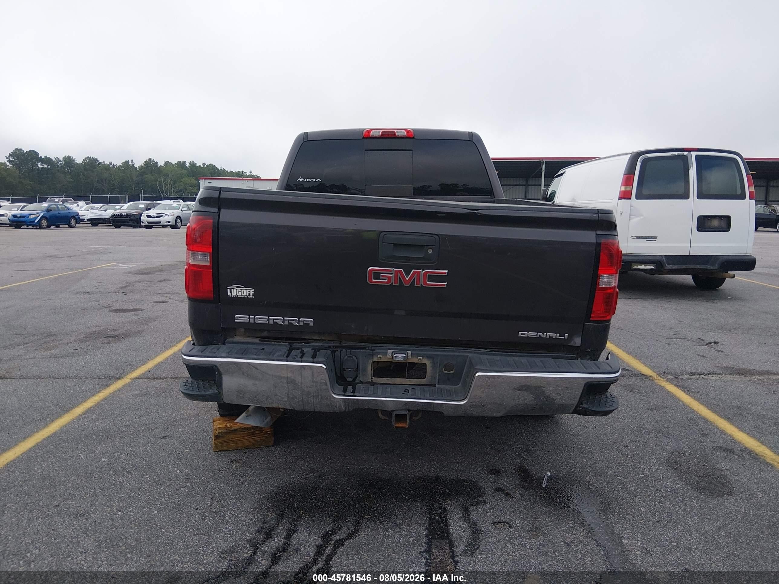 2015 Gmc Sierra 1500 Denali Gray vin: 3GTU2WEC2FG390282