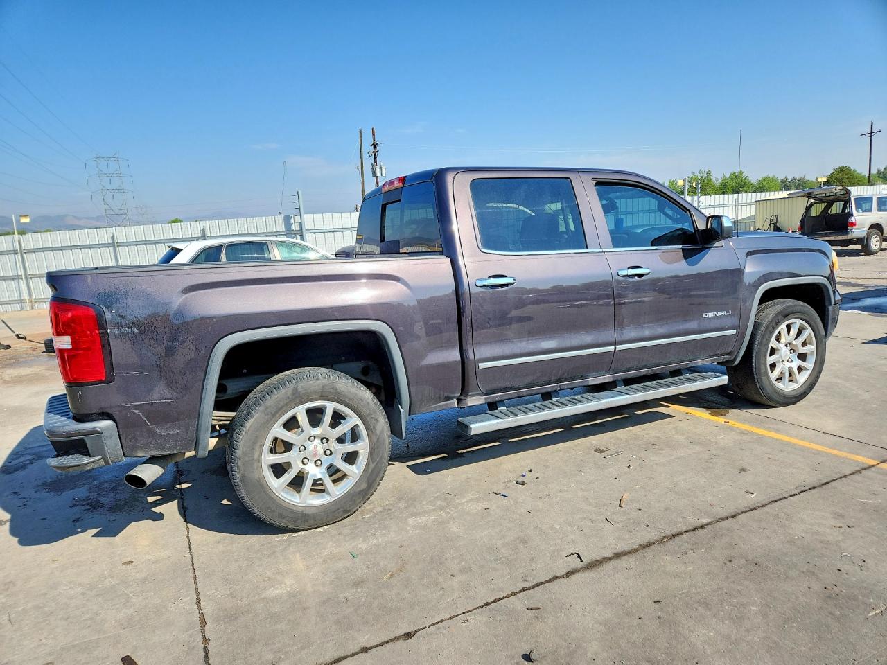 2015 Gmc Sierra K1500 Denali Gray vin: 3GTU2WEC2FG490107