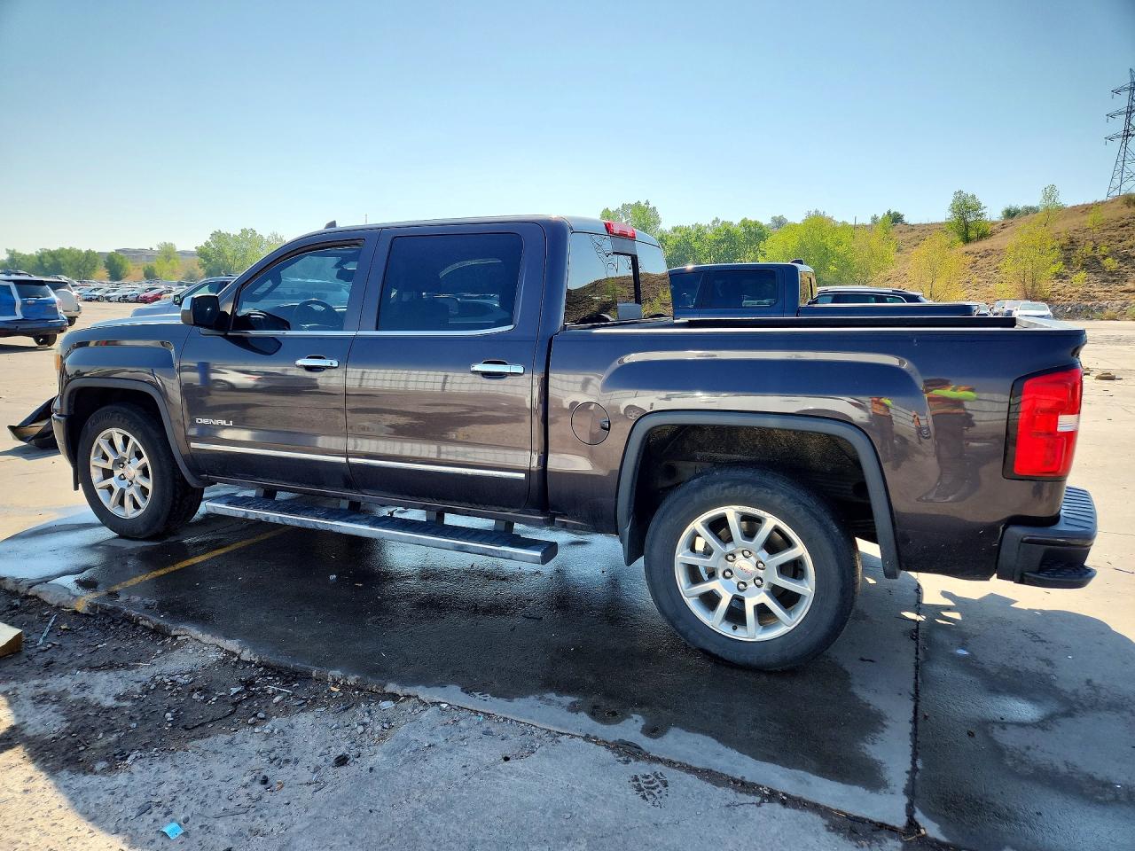 2015 Gmc Sierra K1500 Denali Gray vin: 3GTU2WEC2FG490107