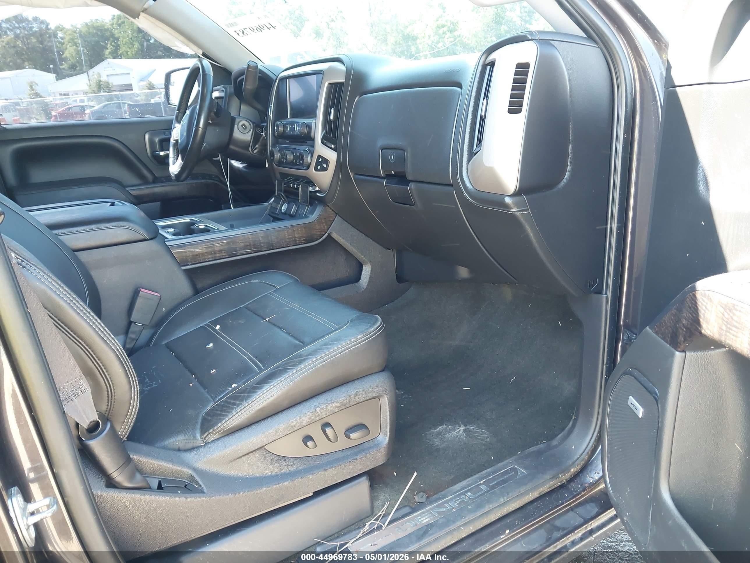 2015 Gmc Sierra 1500 Denali Gray vin: 3GTU2WEC2FG497798