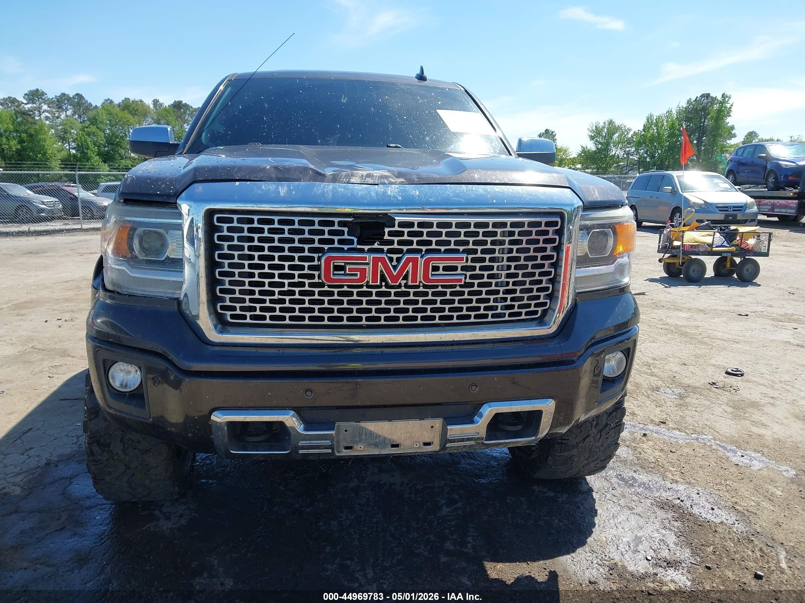 2015 Gmc Sierra 1500 Denali Gray vin: 3GTU2WEC2FG497798