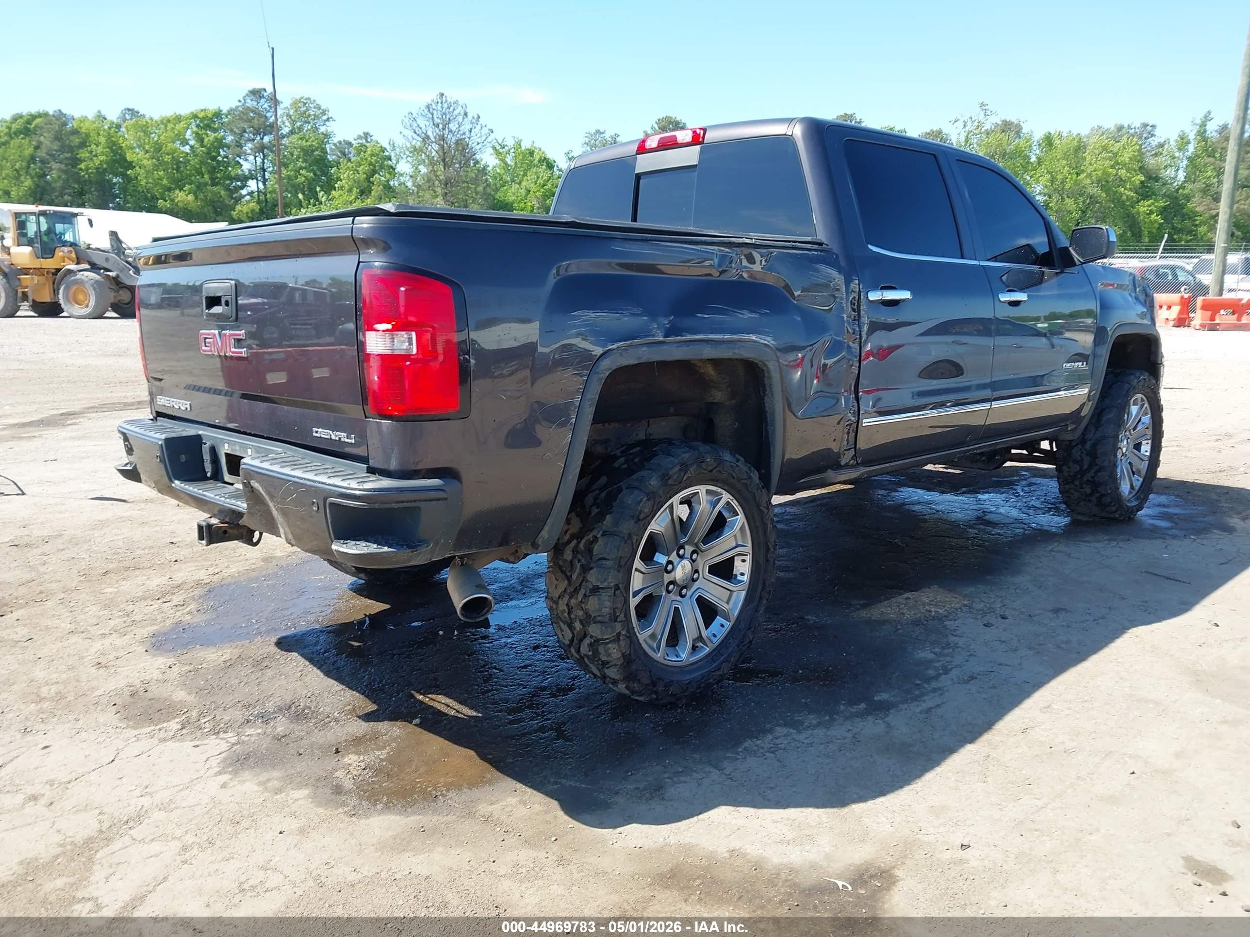2015 Gmc Sierra 1500 Denali Gray vin: 3GTU2WEC2FG497798