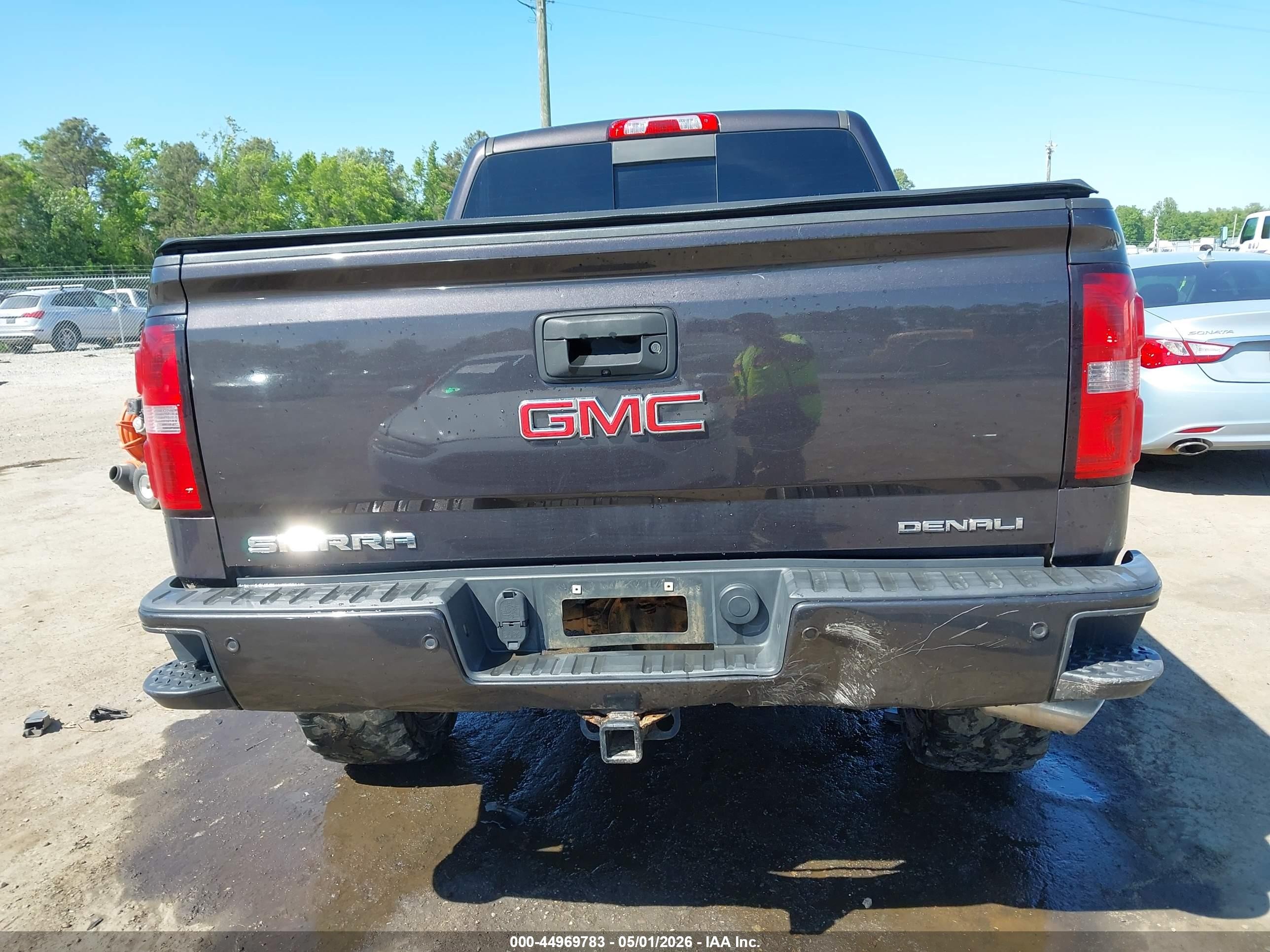 2015 Gmc Sierra 1500 Denali Gray vin: 3GTU2WEC2FG497798