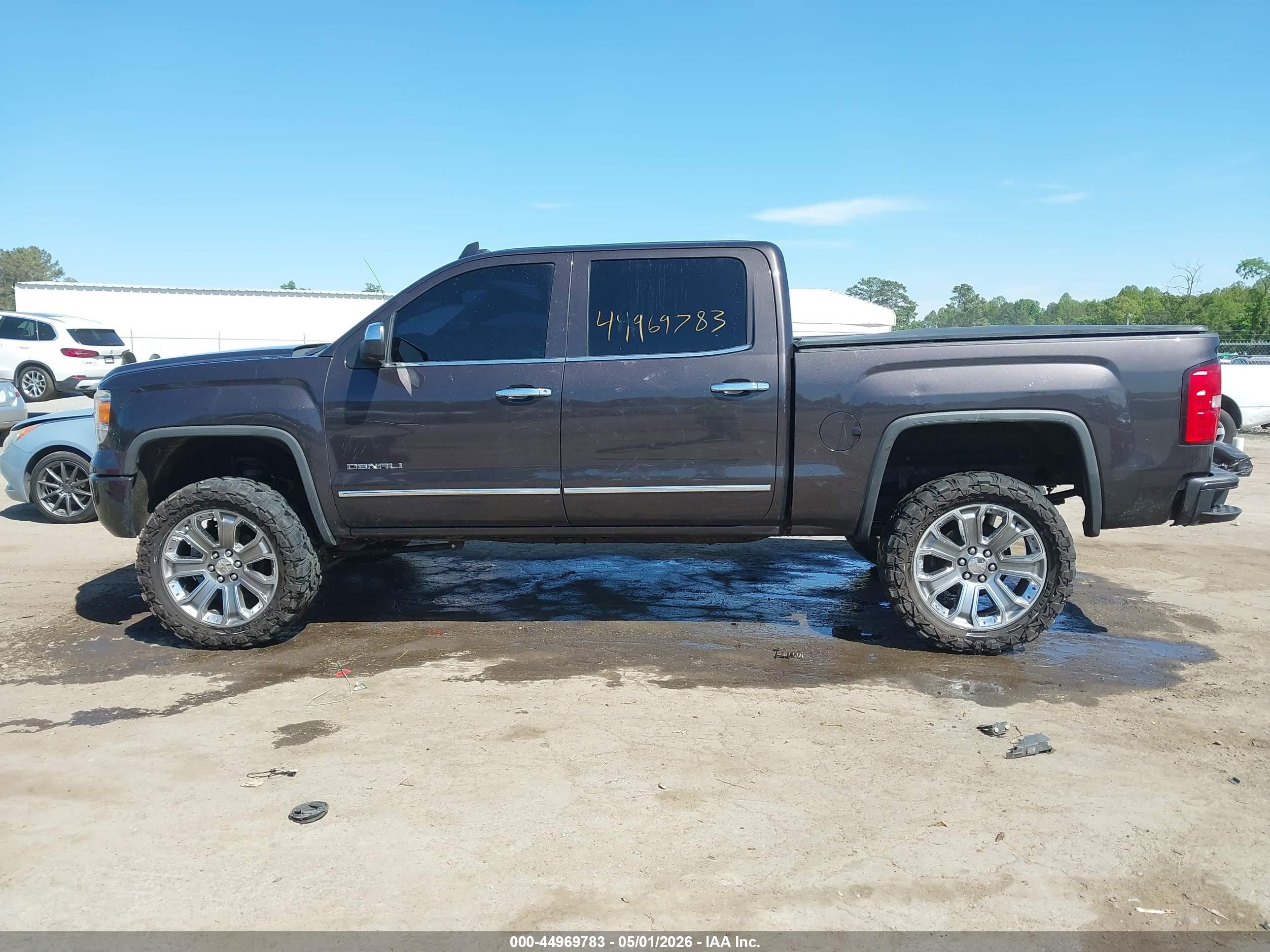 2015 Gmc Sierra 1500 Denali Gray vin: 3GTU2WEC2FG497798