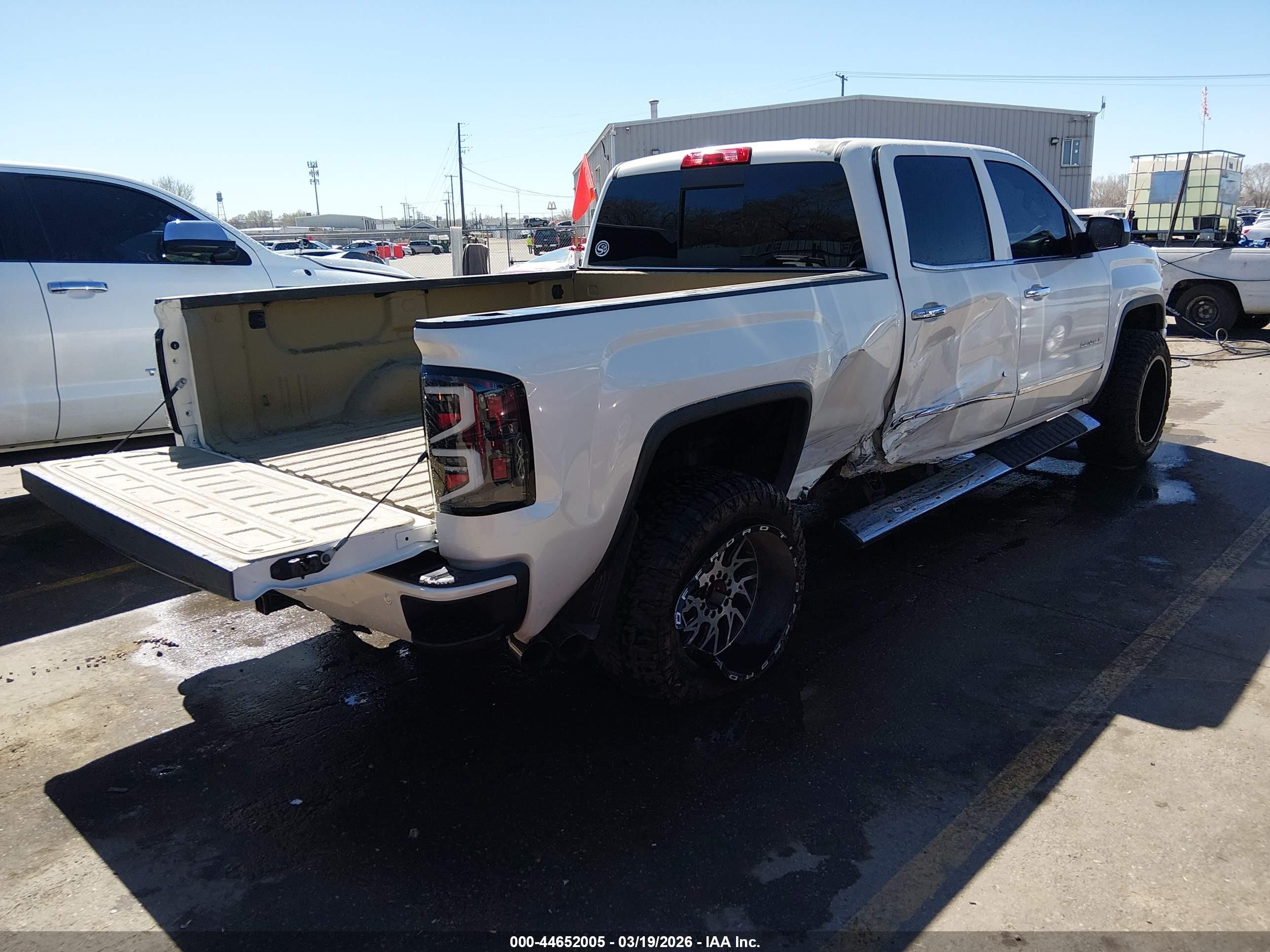 2014 Gmc Sierra 1500 Denali White vin: 3GTU2WEC3EG364921