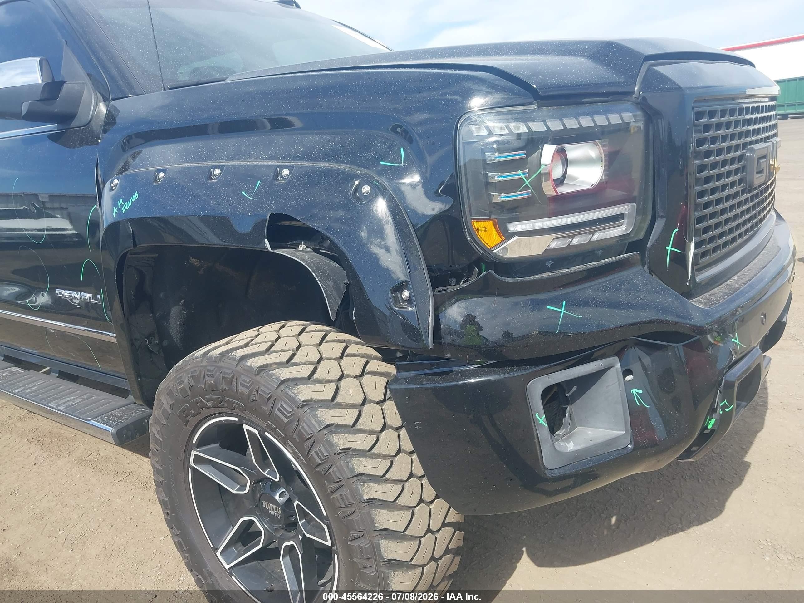 2015 Gmc Sierra 1500 Denali Black vin: 3GTU2WEC3FG140744