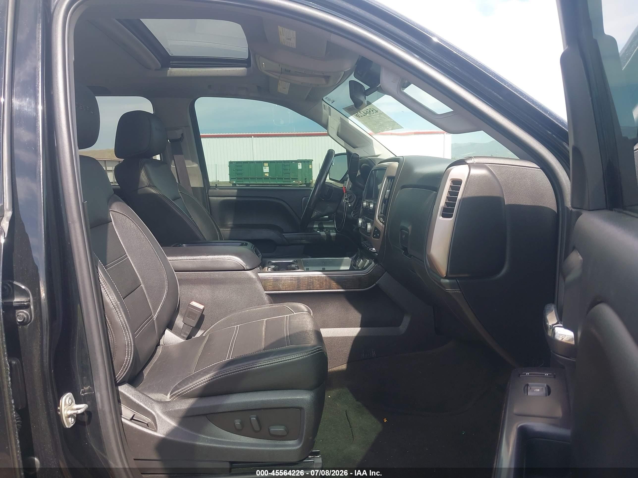 2015 Gmc Sierra 1500 Denali Black vin: 3GTU2WEC3FG140744