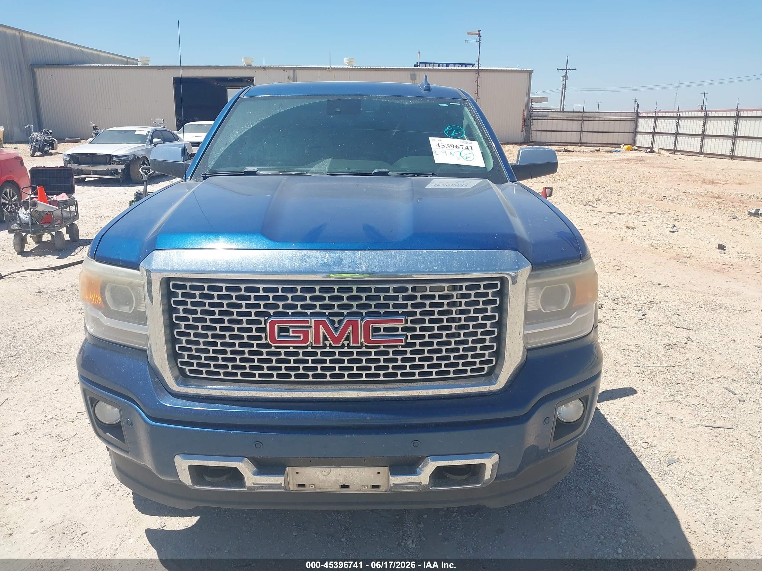 2015 Gmc Sierra 1500 Denali Blue vin: 3GTU2WEC3FG202076
