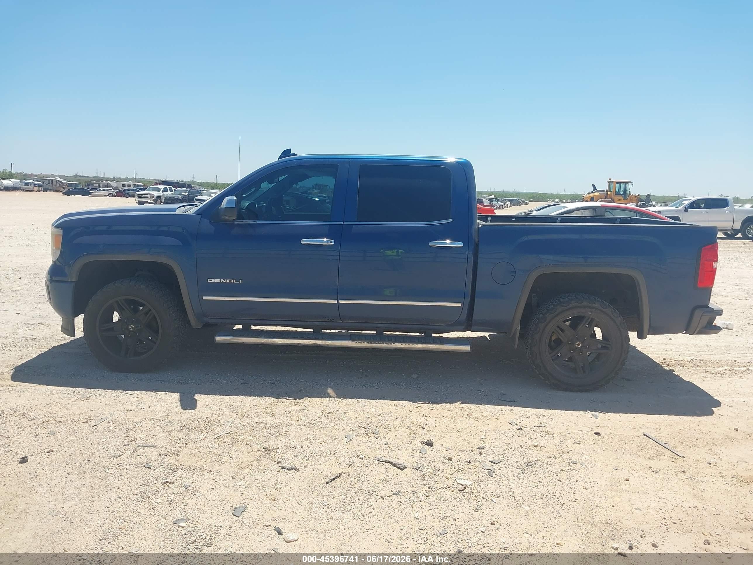 2015 Gmc Sierra 1500 Denali Blue vin: 3GTU2WEC3FG202076