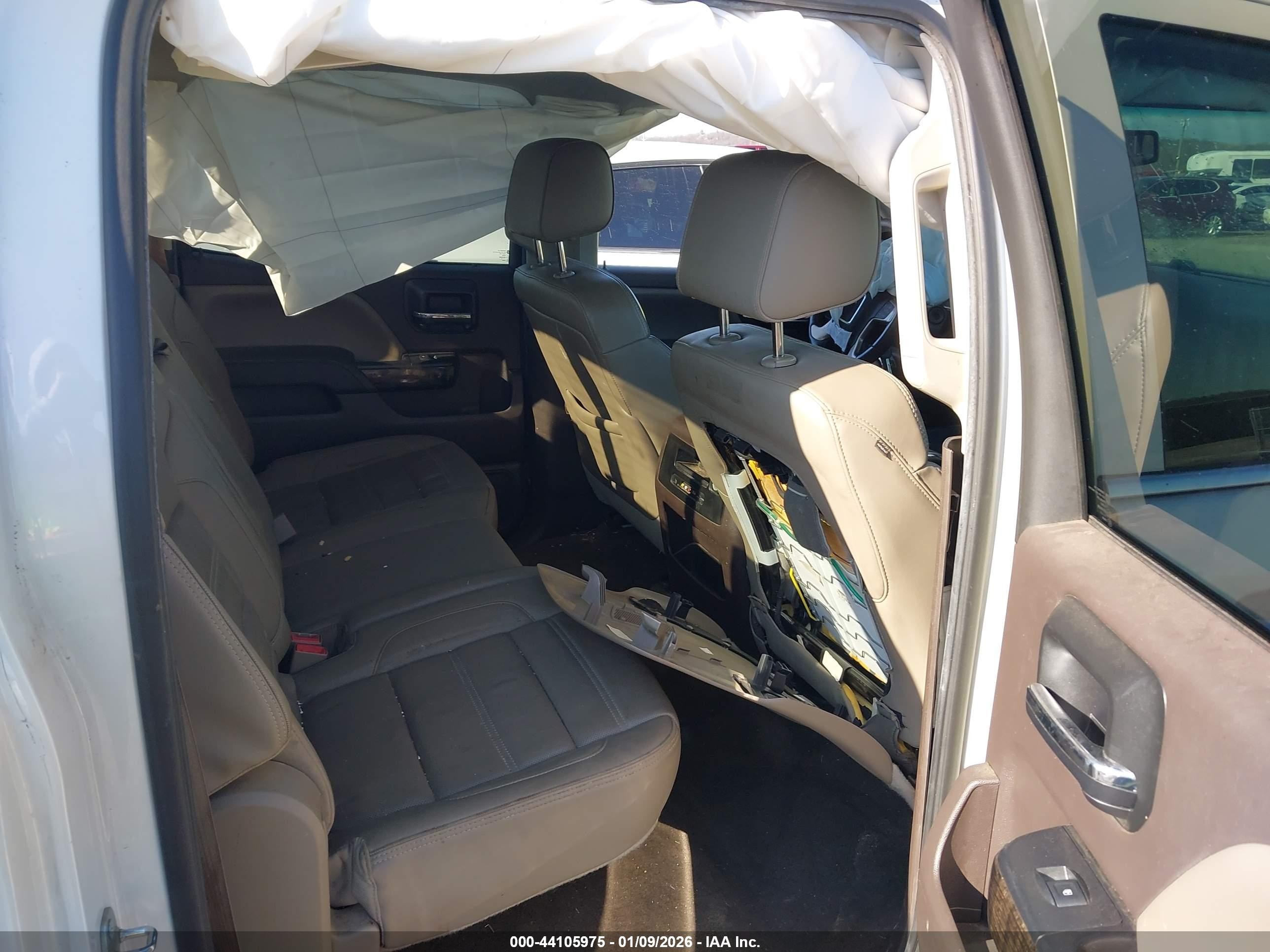 2015 Gmc Sierra 1500 Denali White vin: 3GTU2WEC3FG292944