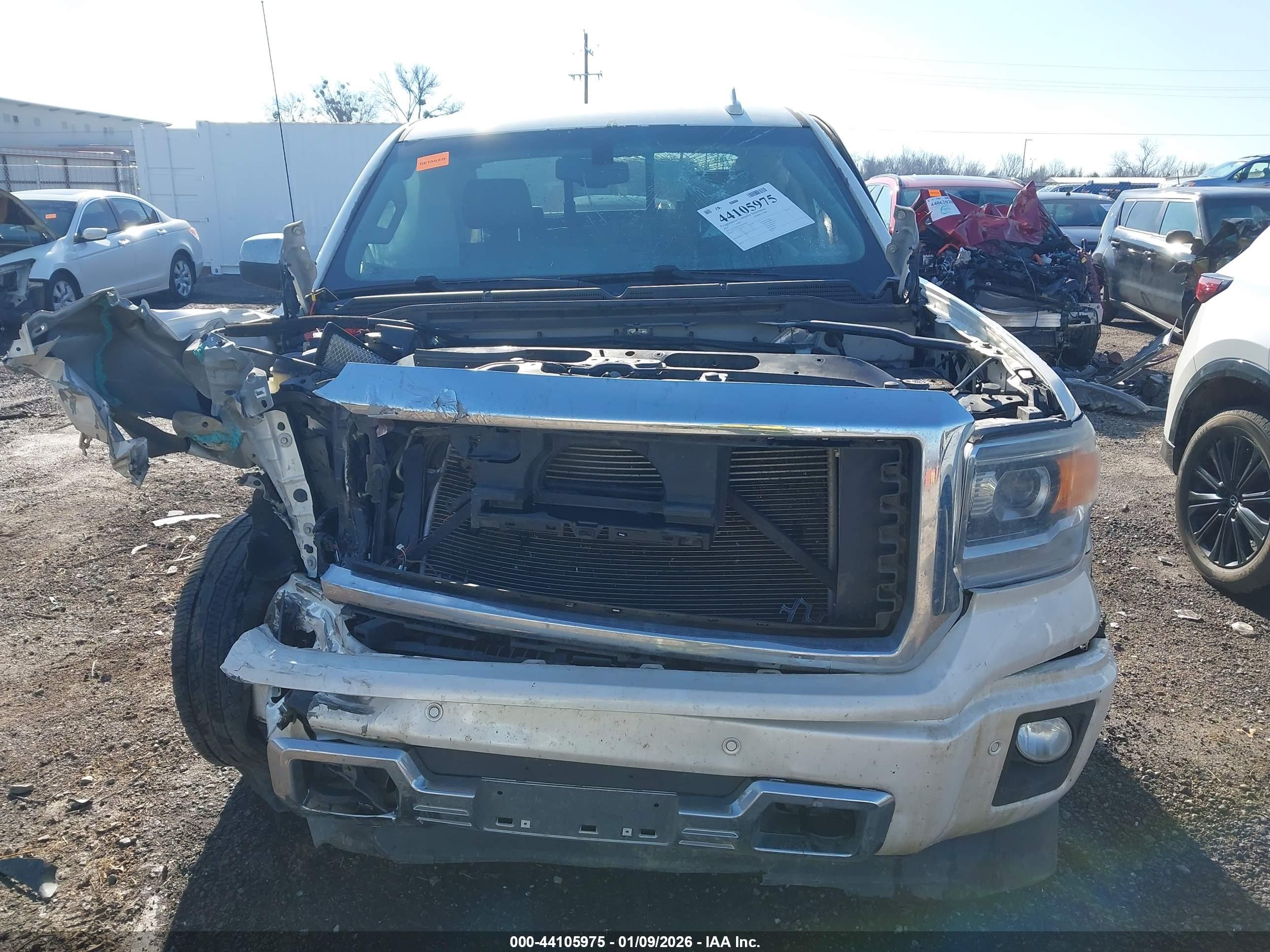 2015 Gmc Sierra 1500 Denali White vin: 3GTU2WEC3FG292944