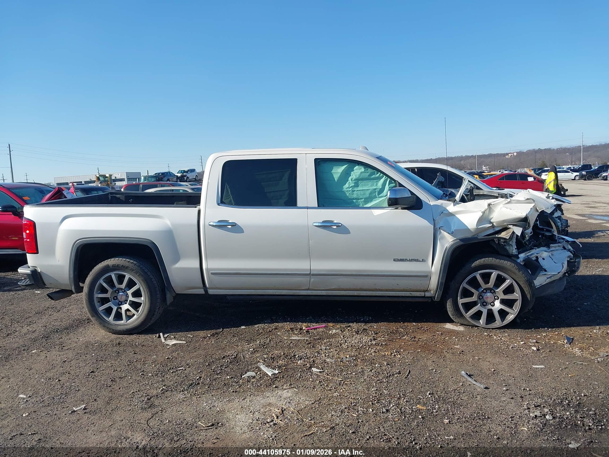 2015 Gmc Sierra 1500 Denali White vin: 3GTU2WEC3FG292944