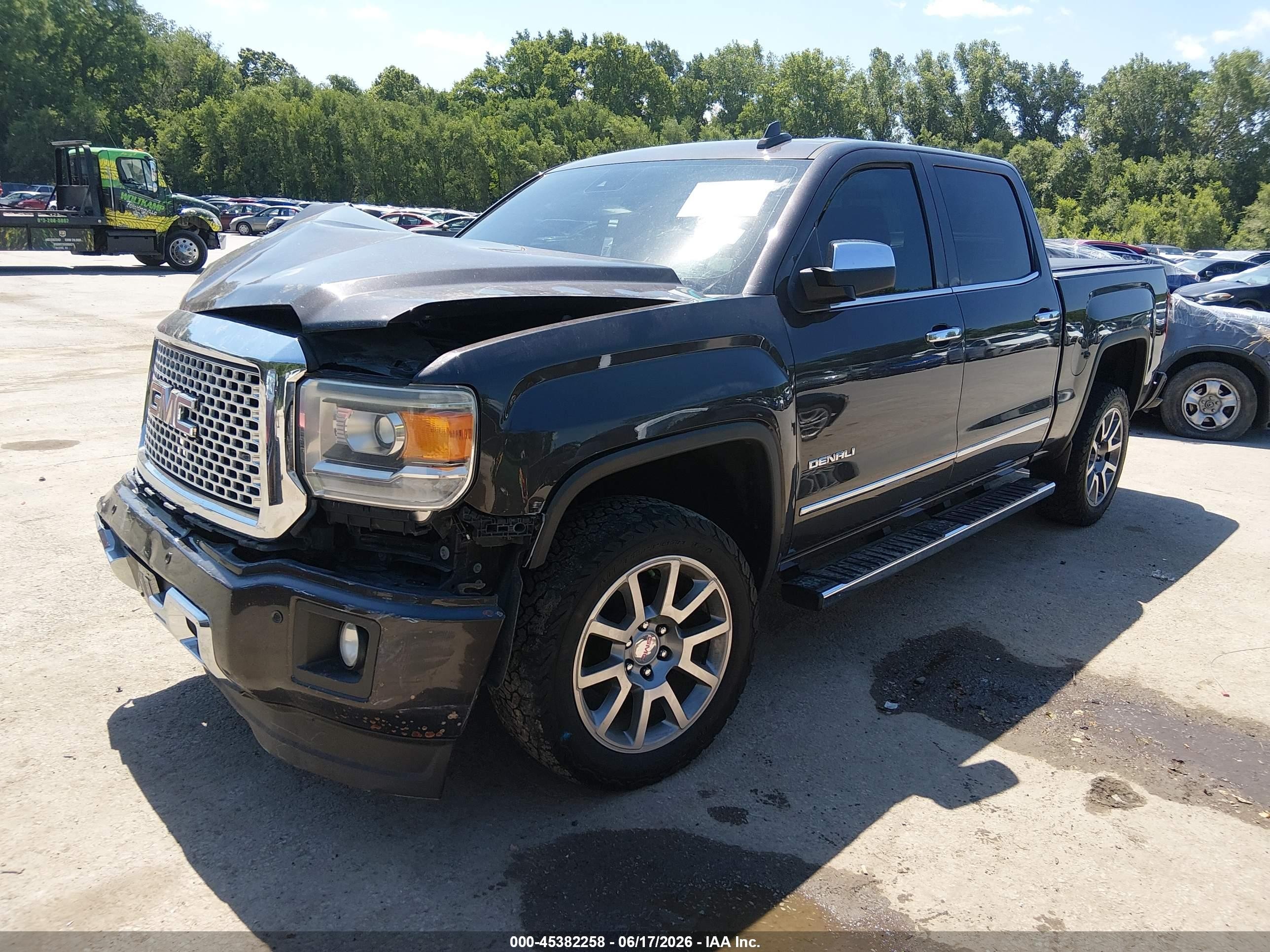 2015 Gmc Sierra 1500 Denali Серый vin: 3GTU2WEC3FG492254