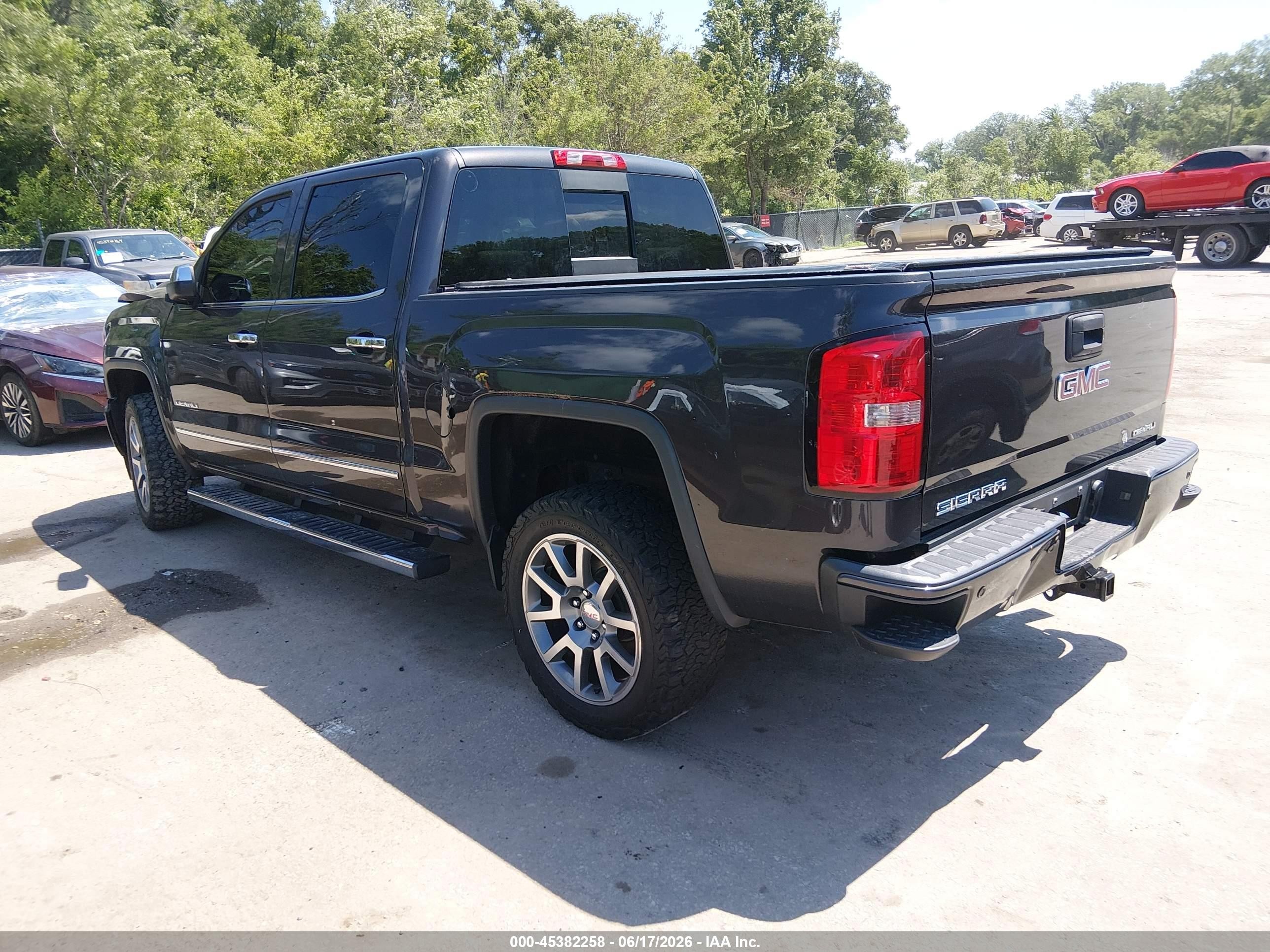 2015 Gmc Sierra 1500 Denali Серый vin: 3GTU2WEC3FG492254