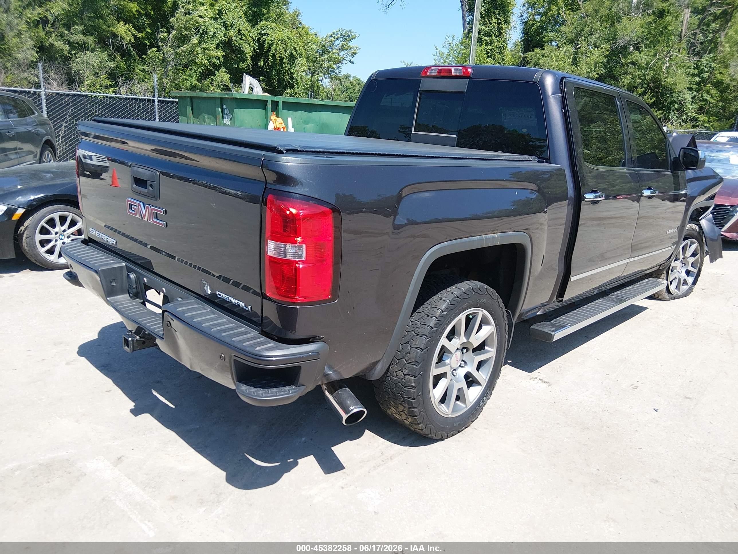 2015 Gmc Sierra 1500 Denali Серый vin: 3GTU2WEC3FG492254
