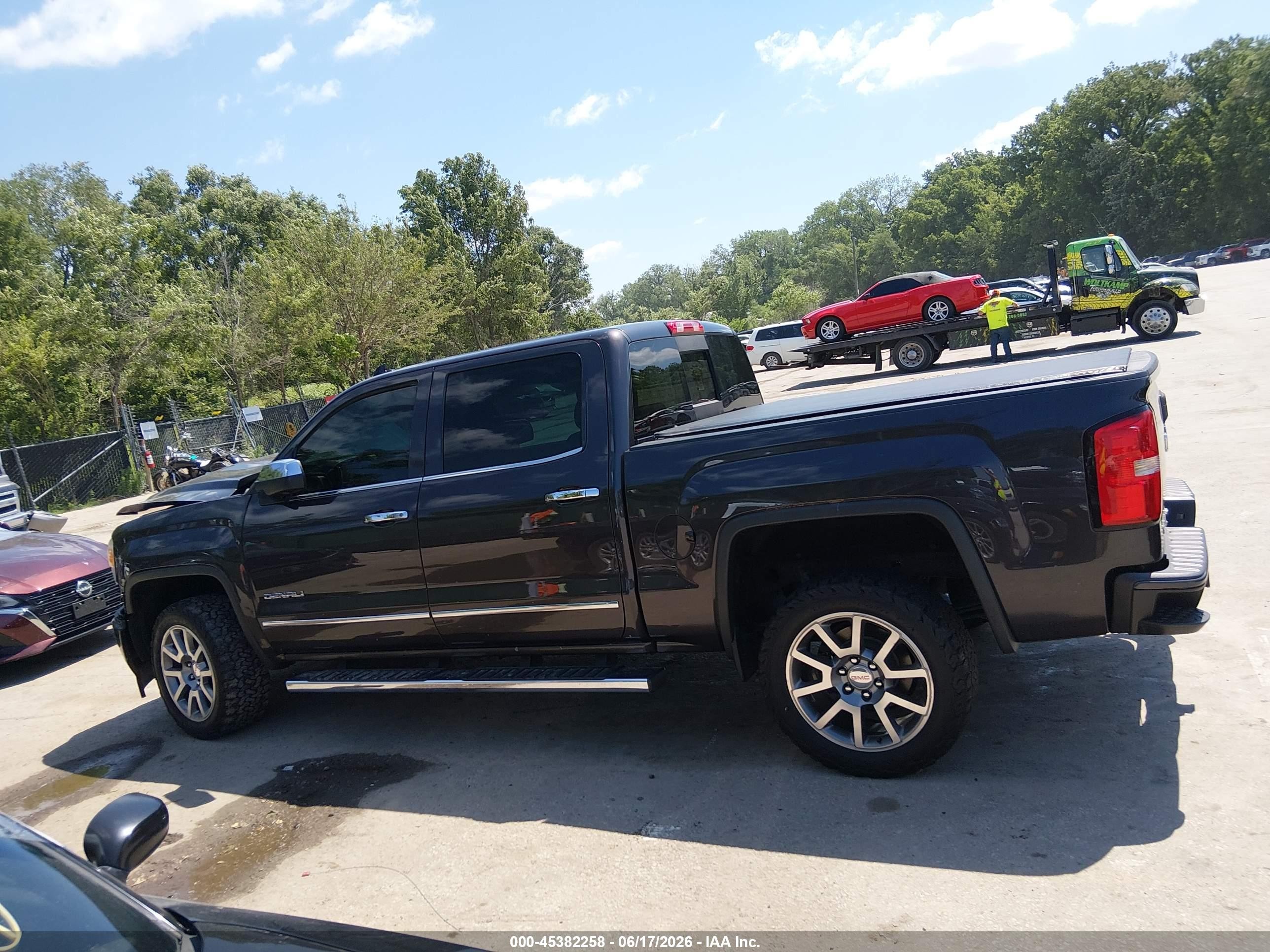 2015 Gmc Sierra 1500 Denali Серый vin: 3GTU2WEC3FG492254