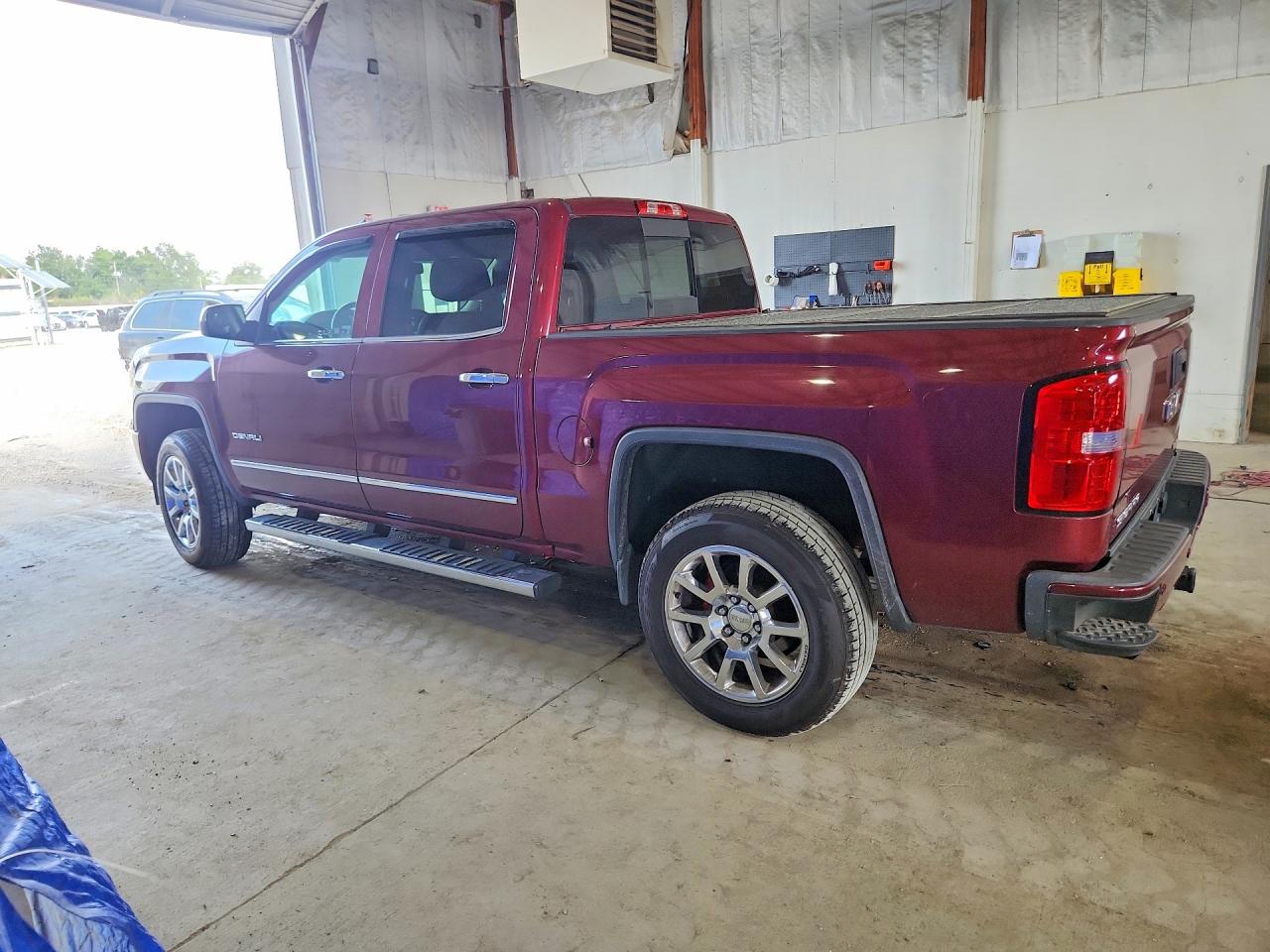 2014 Gmc Sierra K1500 Denali Maroon vin: 3GTU2WEC5EG424049