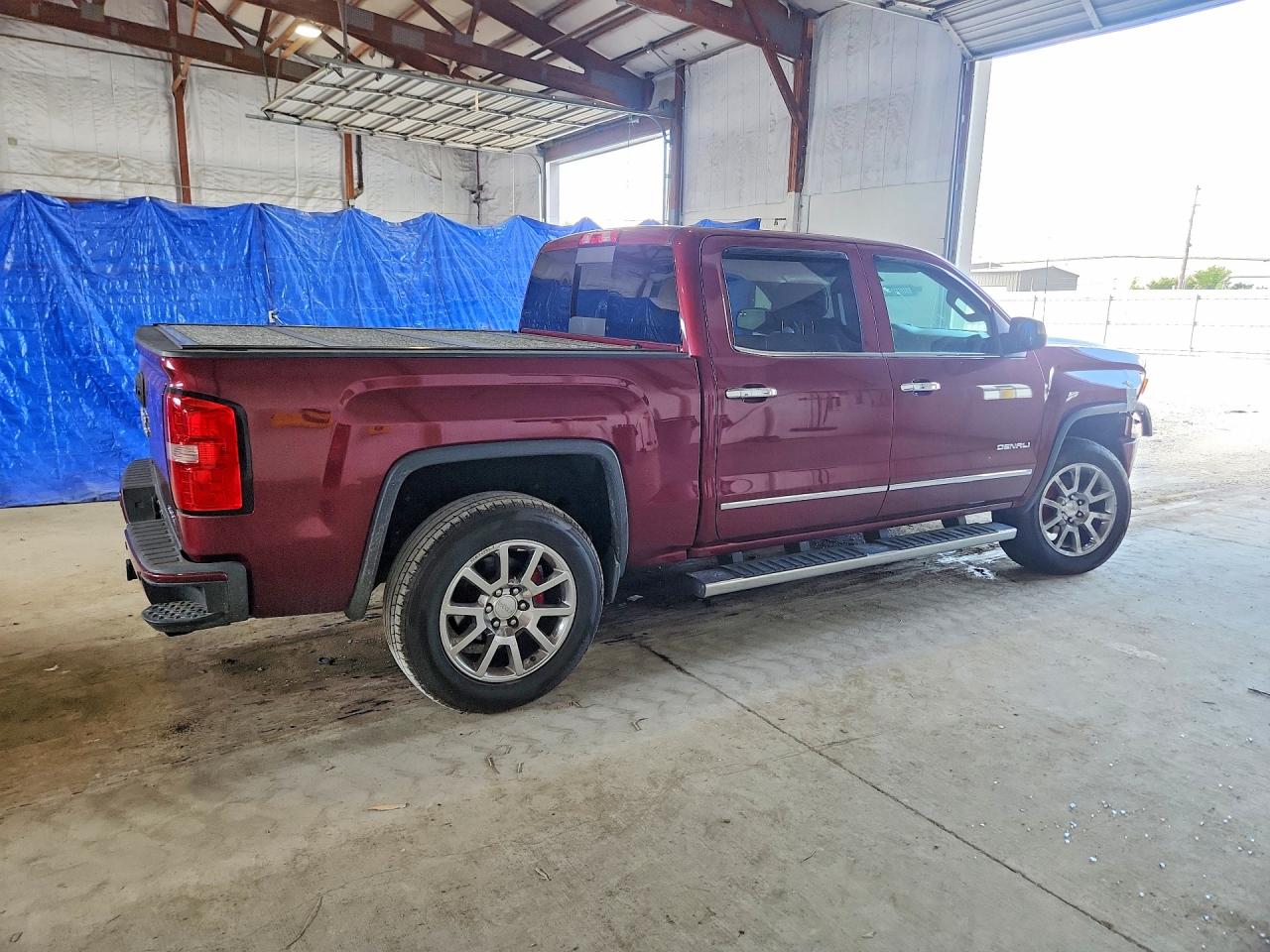 2014 Gmc Sierra K1500 Denali Maroon vin: 3GTU2WEC5EG424049