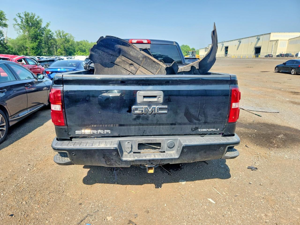 2014 Gmc Sierra K1500 Denali Black vin: 3GTU2WEC5EG456466
