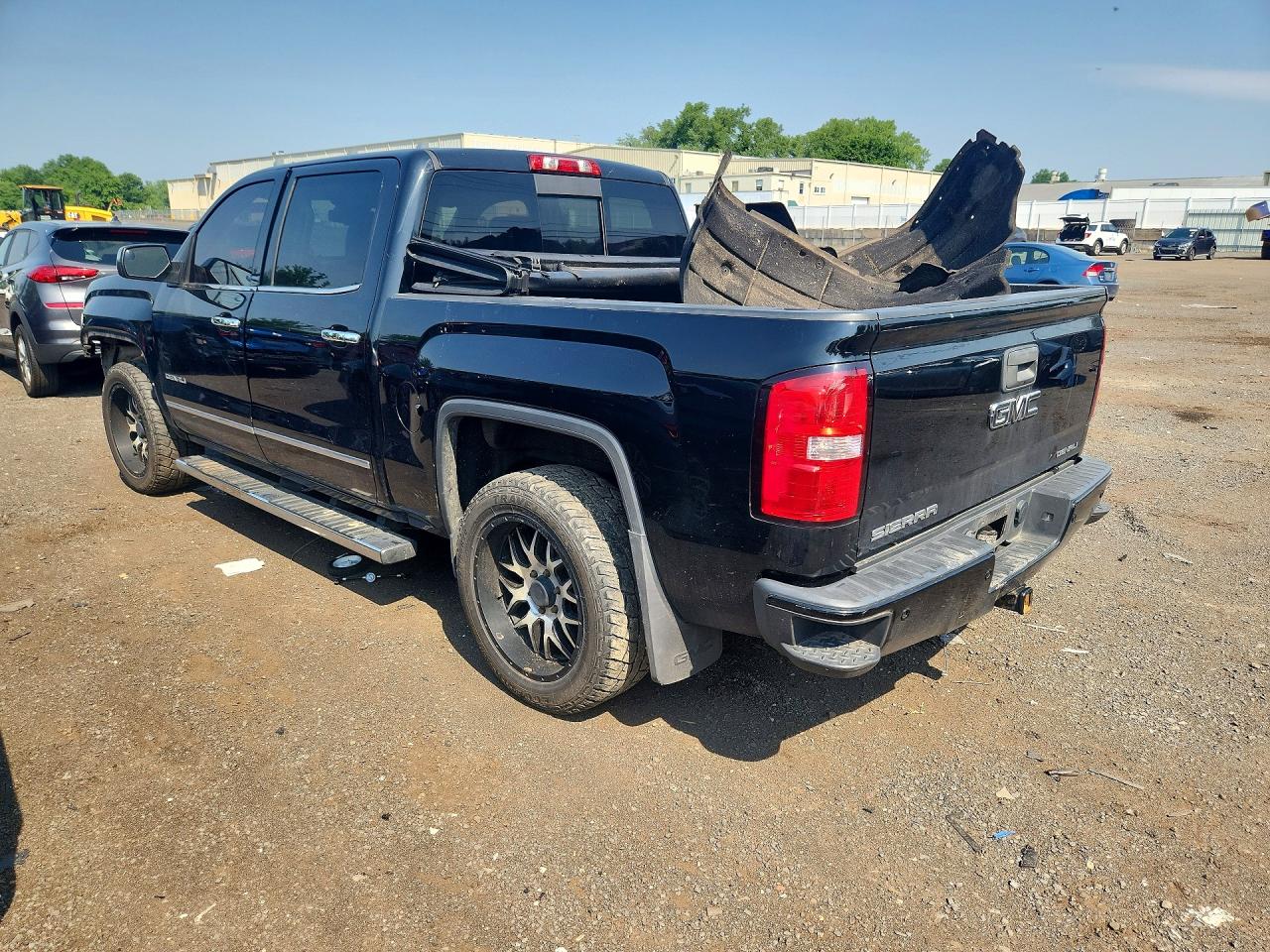 2014 Gmc Sierra K1500 Denali Black vin: 3GTU2WEC5EG456466