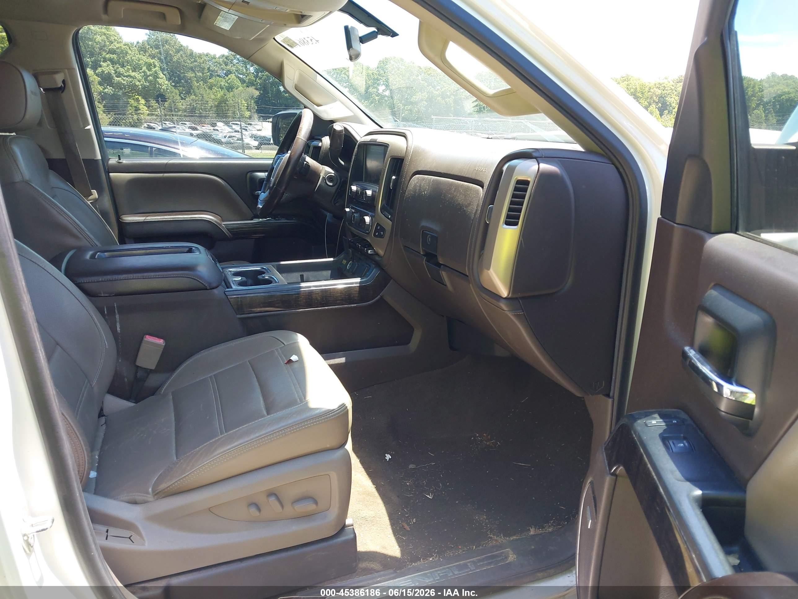 2015 Gmc Sierra 1500 Denali White vin: 3GTU2WEC5FG291536