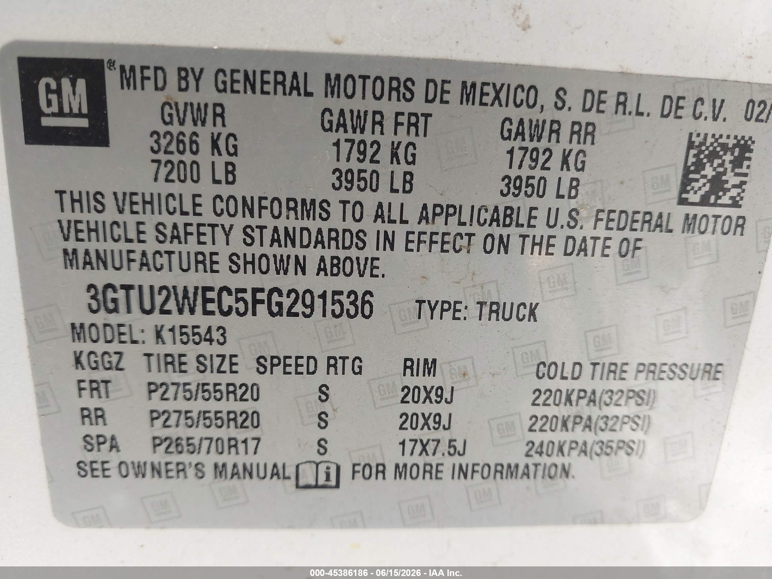 2015 Gmc Sierra 1500 Denali White vin: 3GTU2WEC5FG291536