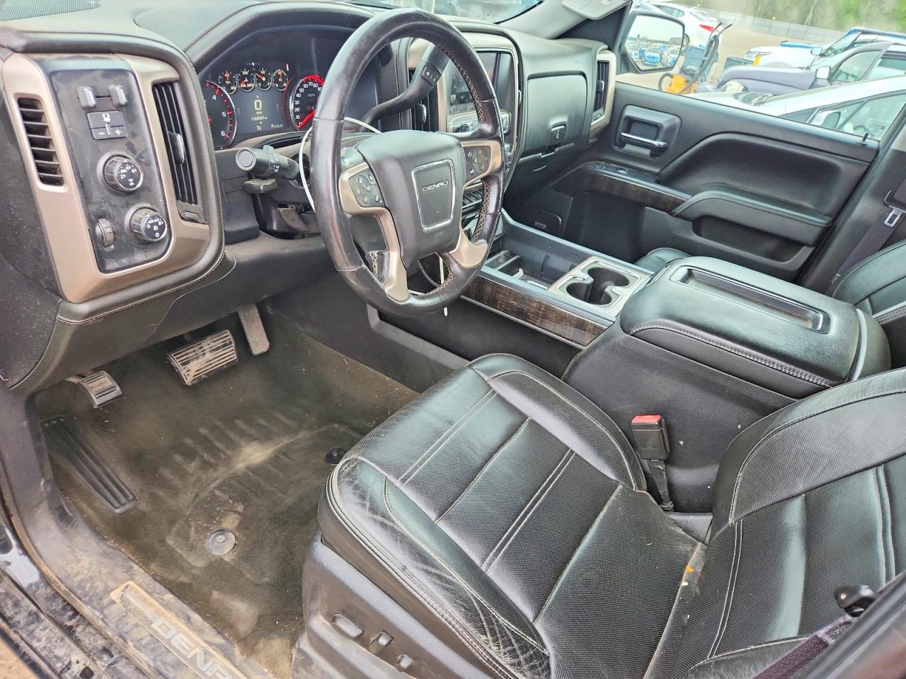 2015 Gmc Sierra K1500 Denali Black vin: 3GTU2WEC5FG385612