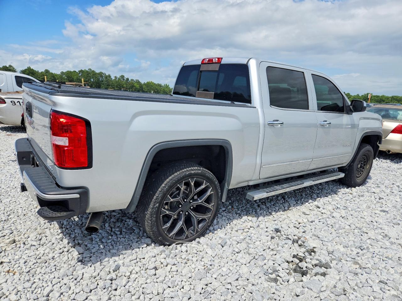 2014 Gmc Sierra K1500 Denali Silver vin: 3GTU2WEC6EG333629
