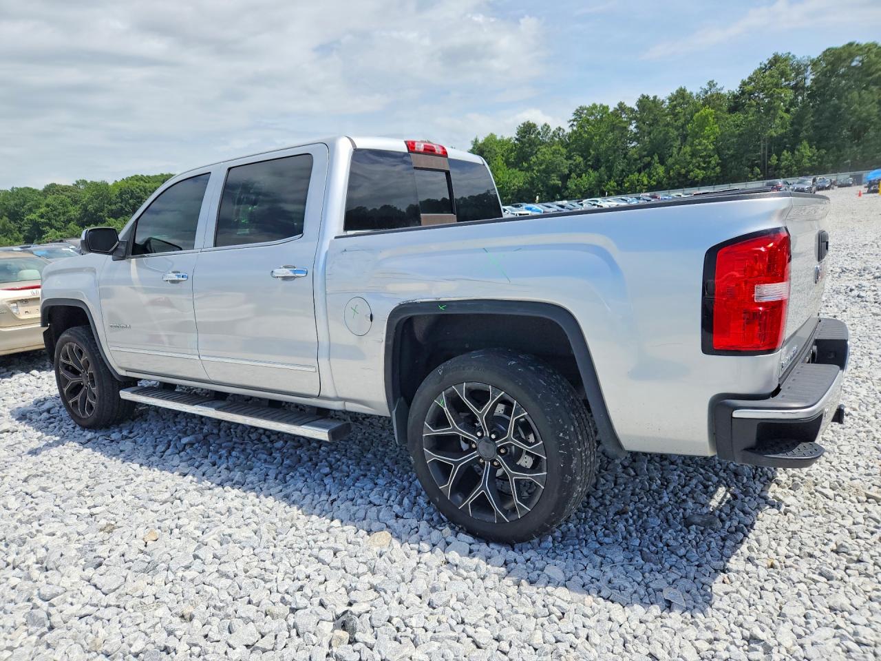 2014 Gmc Sierra K1500 Denali Silver vin: 3GTU2WEC6EG333629
