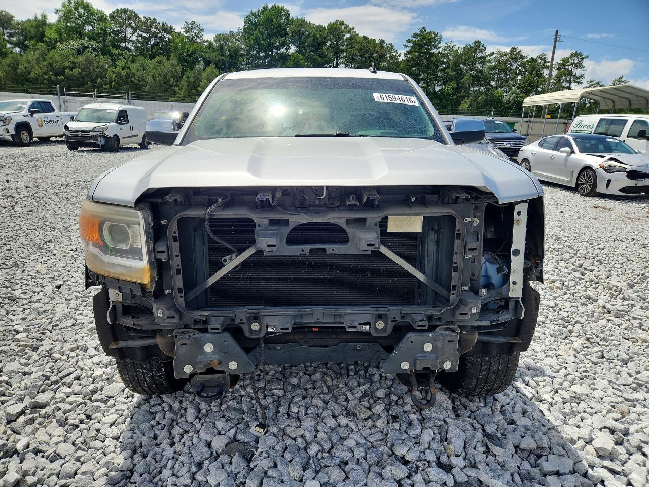 2014 Gmc Sierra K1500 Denali Silver vin: 3GTU2WEC6EG333629