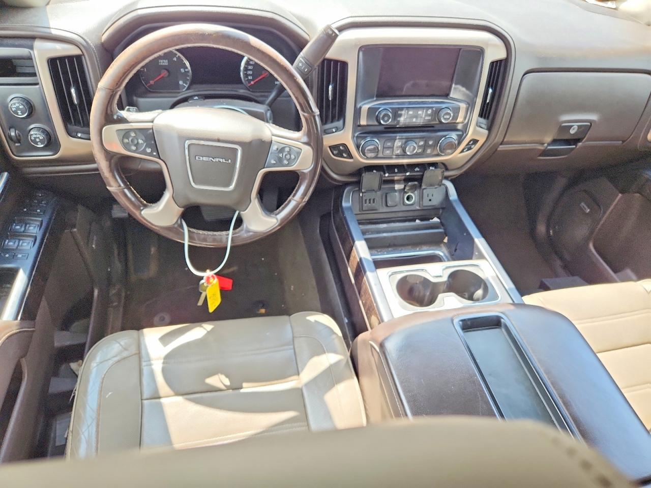 2014 Gmc Sierra K1500 Denali White vin: 3GTU2WEC7EG473110