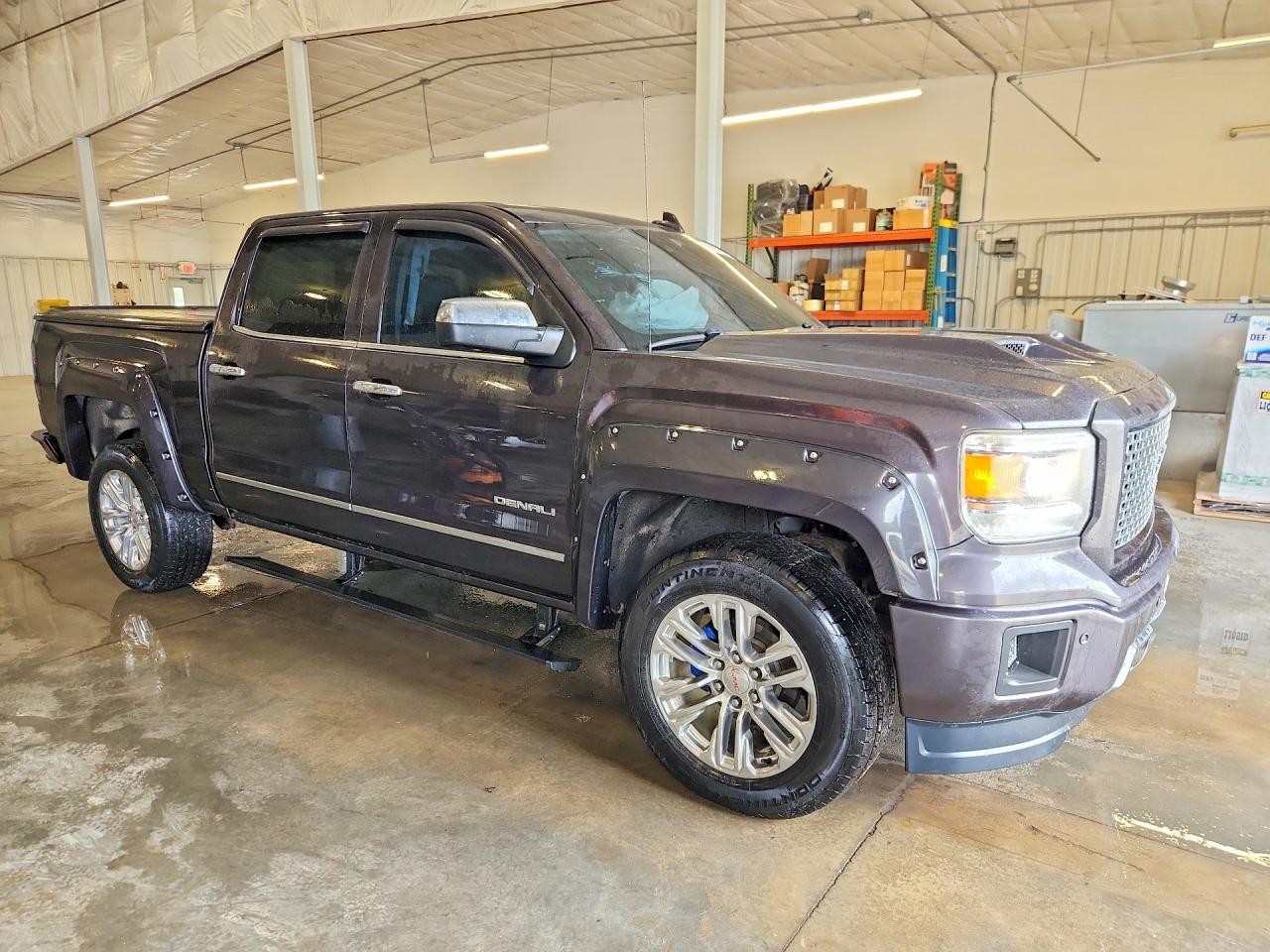 2015 Gmc Sierra K1500 Denali Gray vin: 3GTU2WEC7FG122537