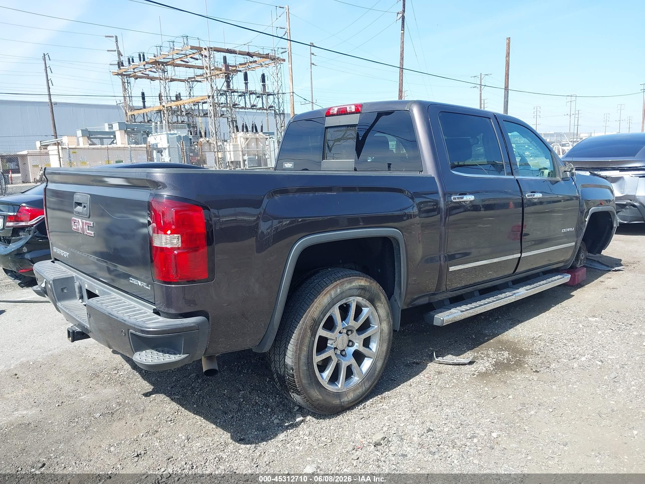 2014 Gmc Sierra 1500 Denali Gray vin: 3GTU2WEC8EG363831