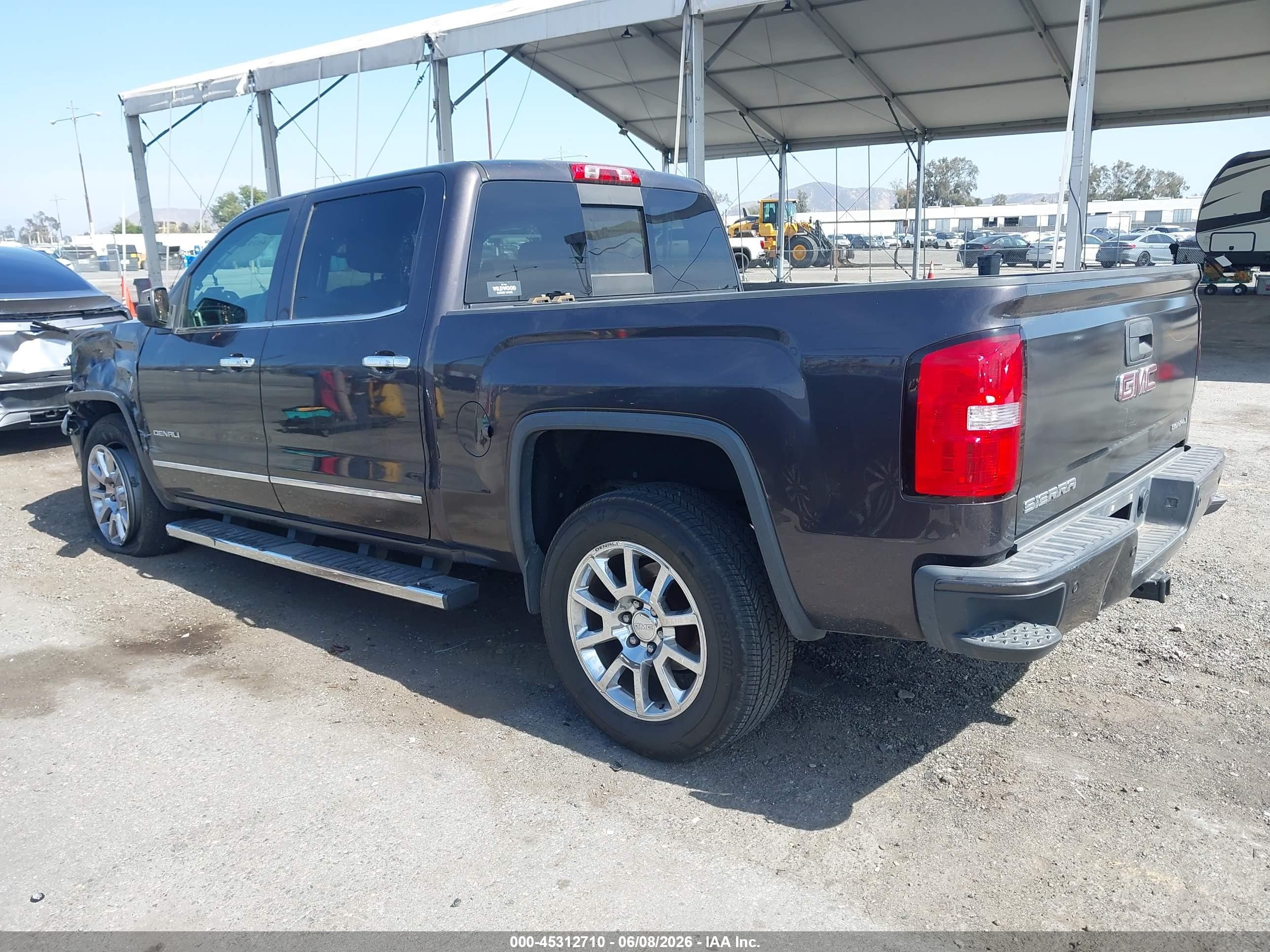 2014 Gmc Sierra 1500 Denali Gray vin: 3GTU2WEC8EG363831