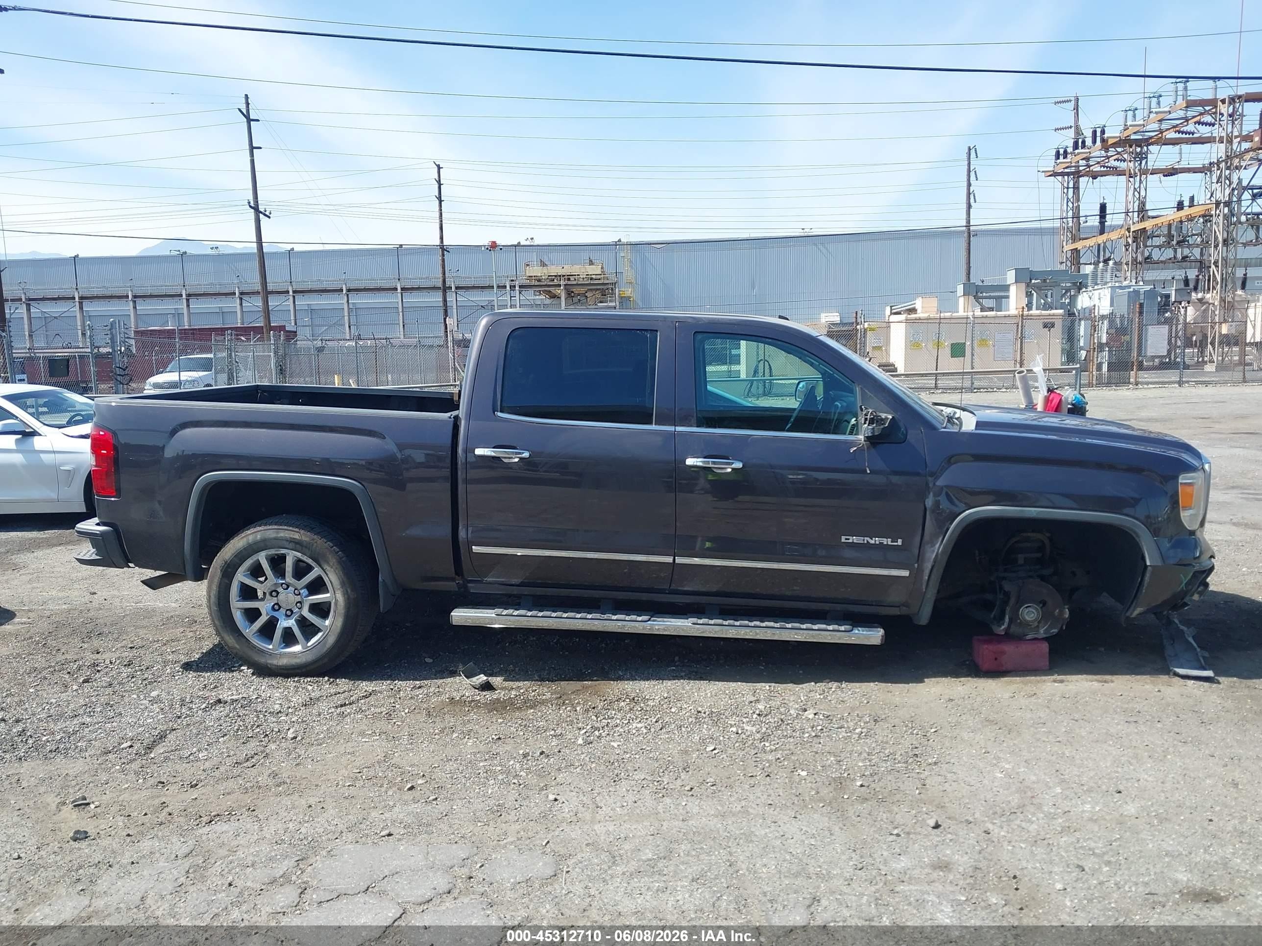 2014 Gmc Sierra 1500 Denali Gray vin: 3GTU2WEC8EG363831