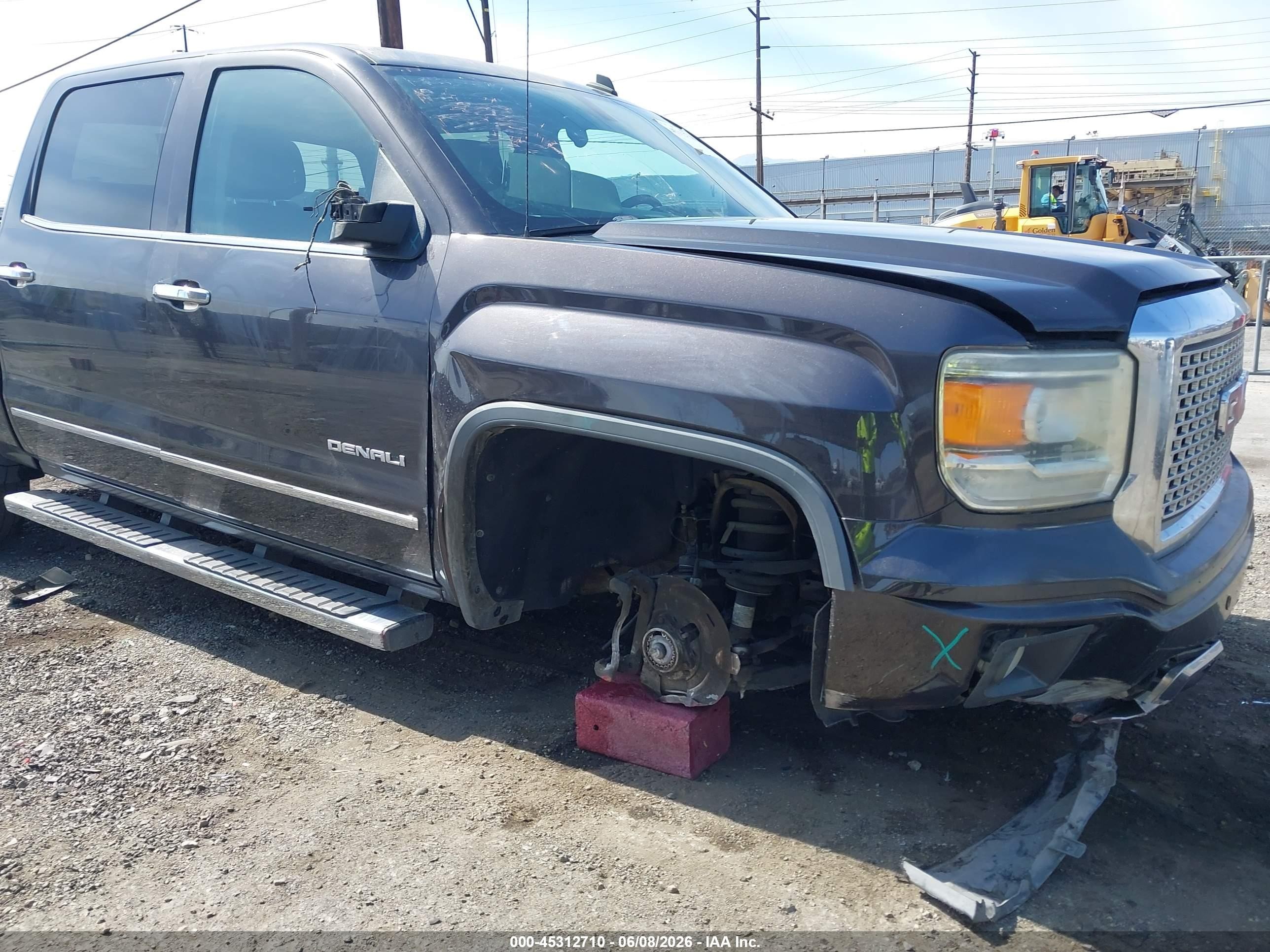 2014 Gmc Sierra 1500 Denali Gray vin: 3GTU2WEC8EG363831
