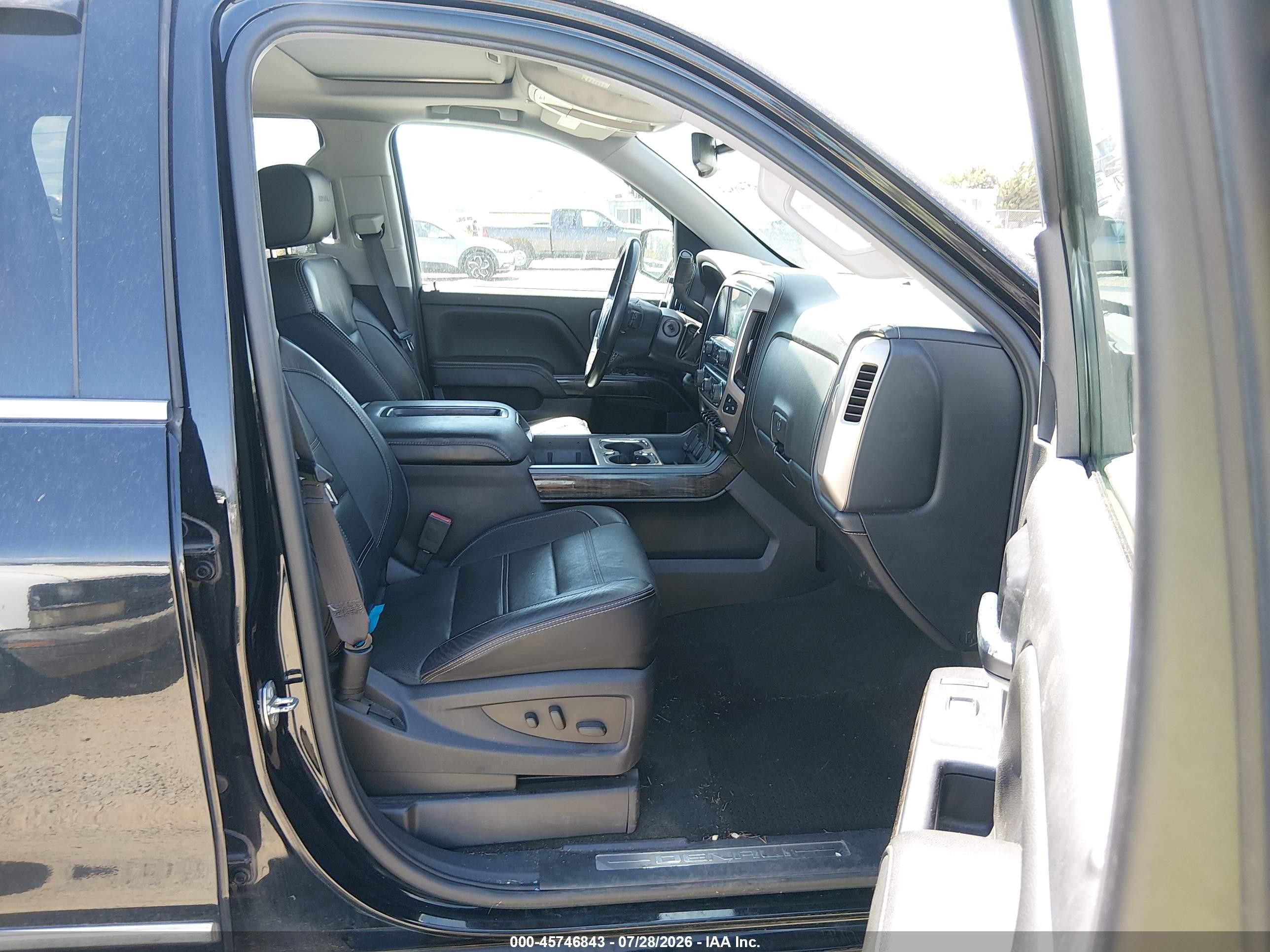 2015 Gmc Sierra 1500 Denali Black vin: 3GTU2WEC8FG123597