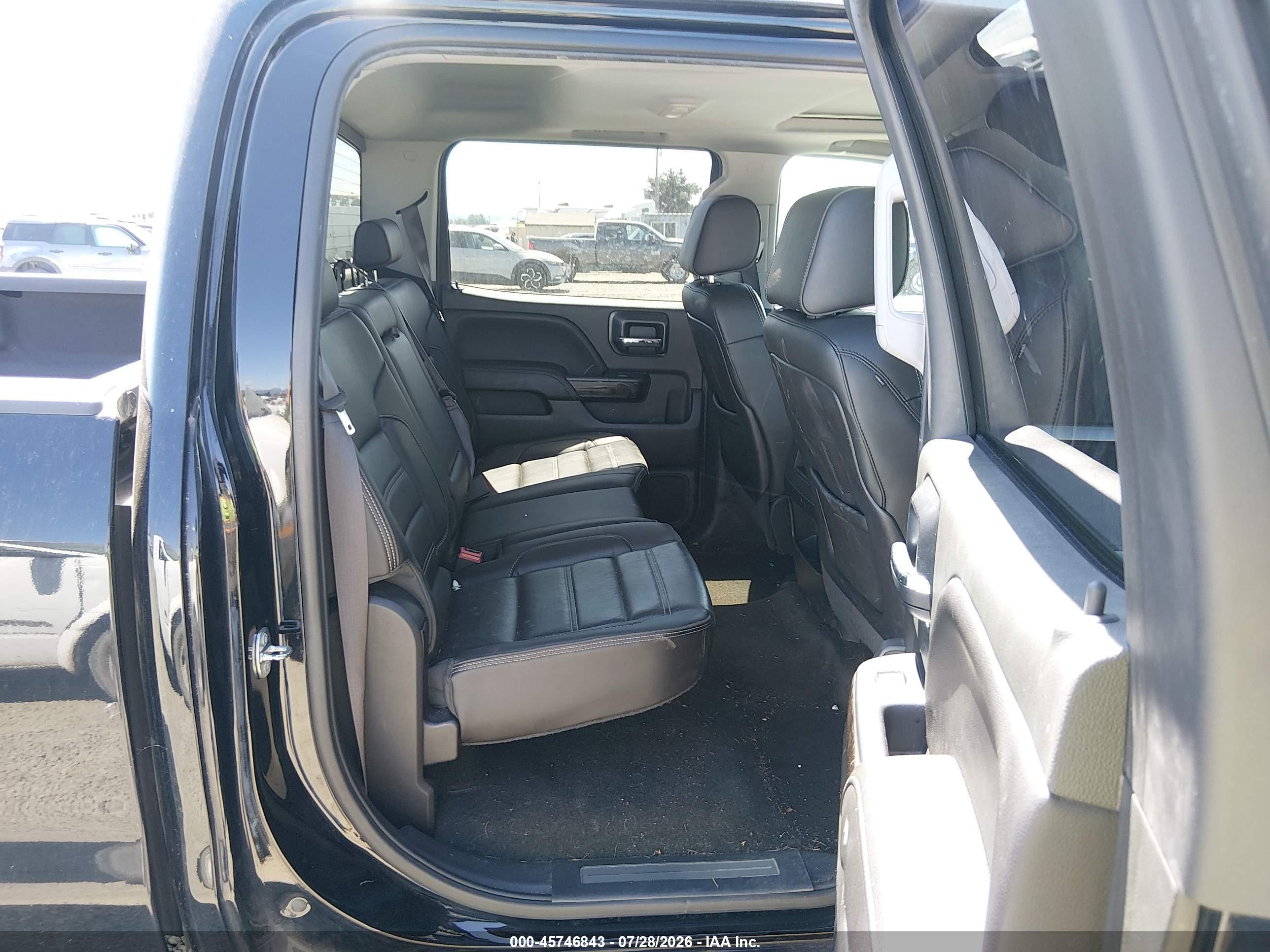 2015 Gmc Sierra 1500 Denali Black vin: 3GTU2WEC8FG123597
