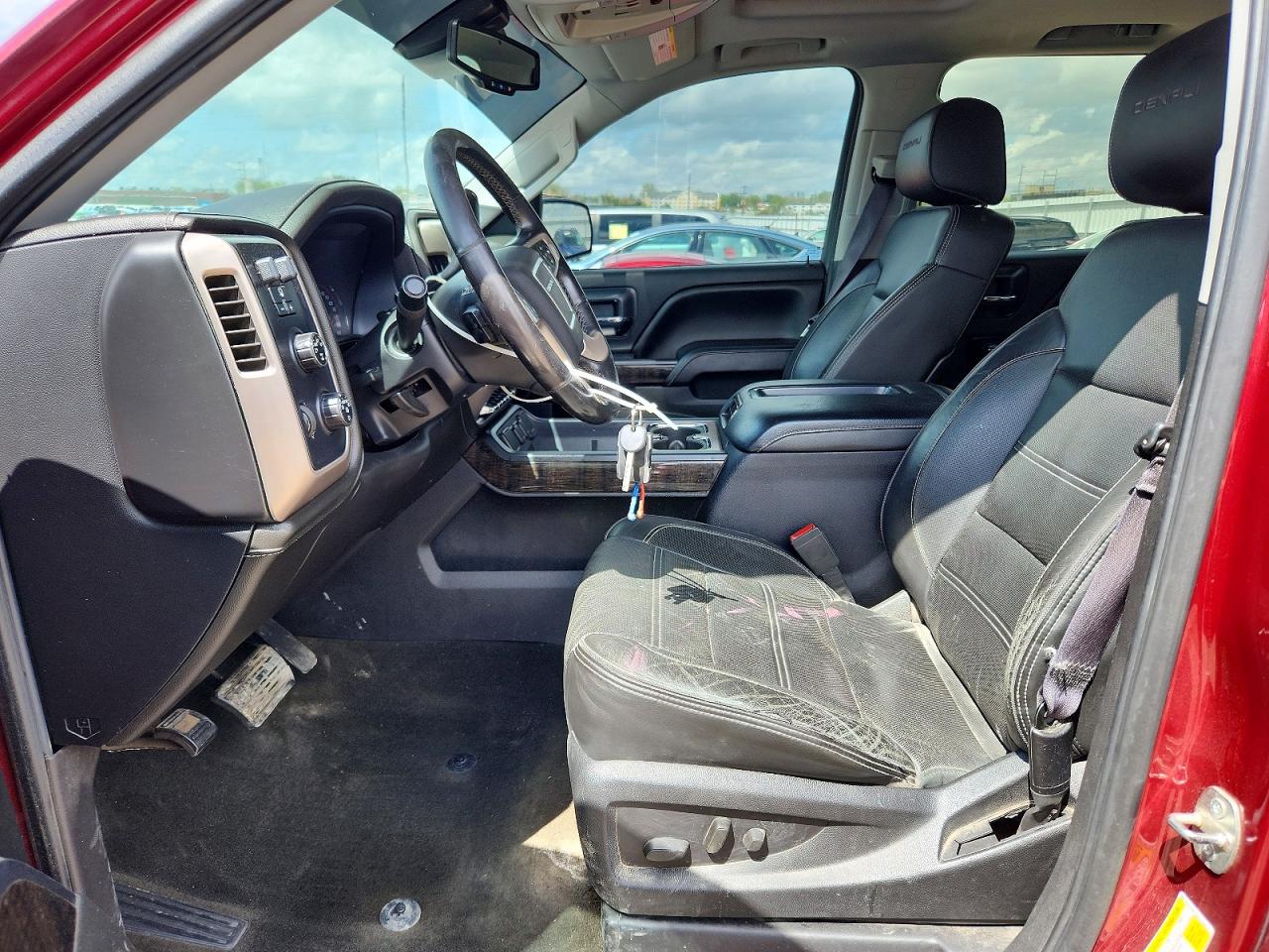 2015 Gmc Sierra K1500 Denali Burgundy vin: 3GTU2WEC8FG152579